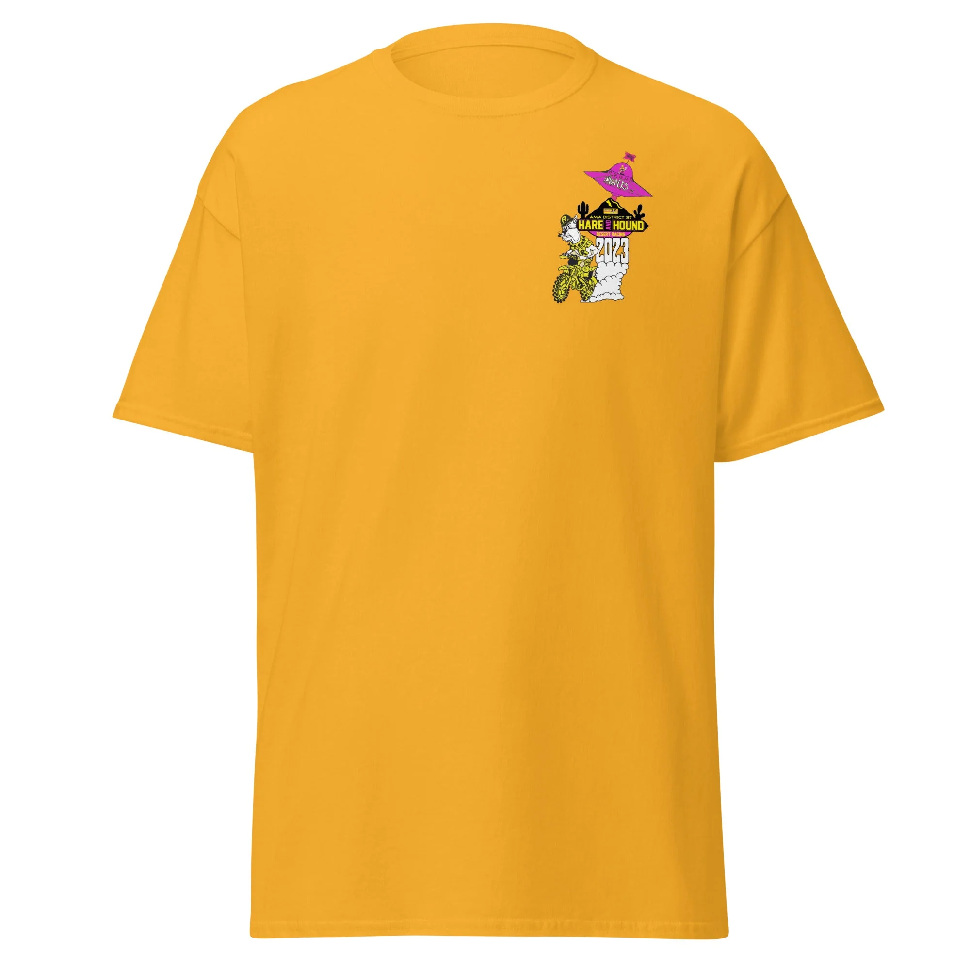 Rovers / Invaders 2023 Hare & Hound Men's T-Shirt - Image 7