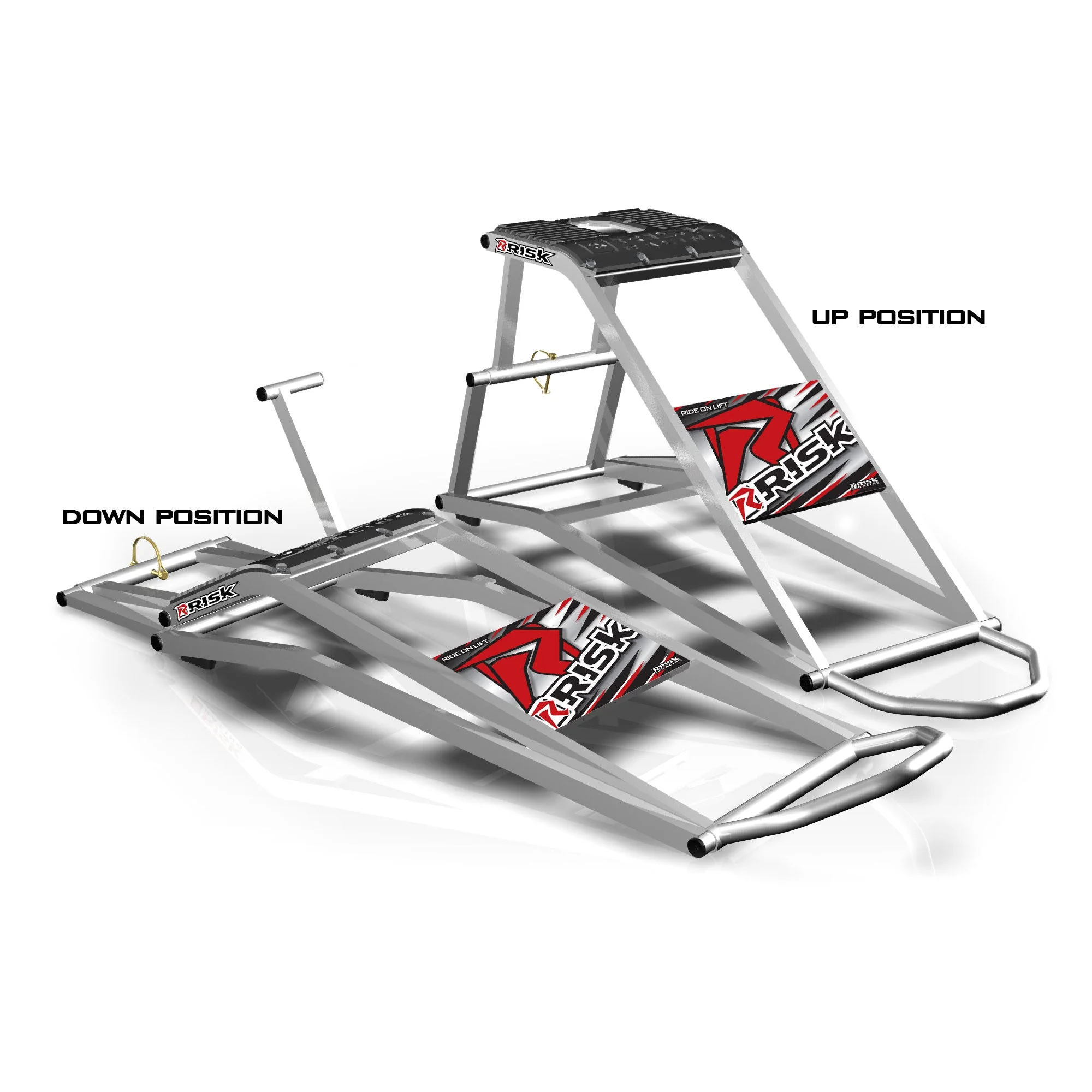 Risk Racing - Ride On Dirtbike Lift for Full Size Bikes - Ride On Moto Stand - RR1 Ride-On Motocross Lift / Stand - Image 2