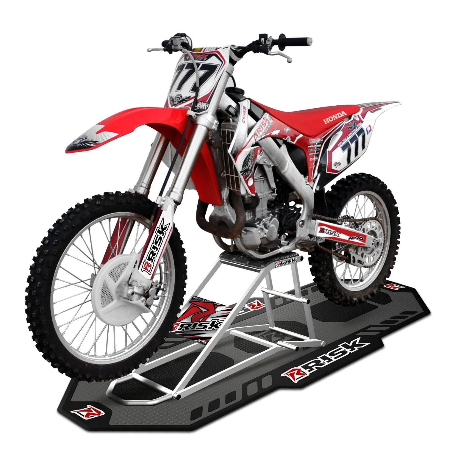 Risk Racing - Ride On Dirtbike Lift for Full Size Bikes - Ride On Moto Stand - RR1 Ride-On Motocross Lift / Stand - Image 8