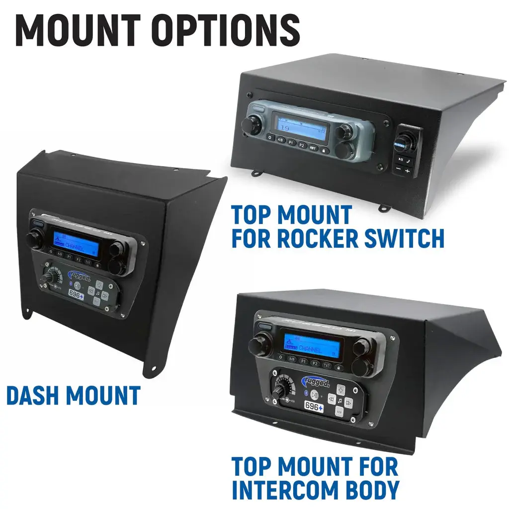 Rugged Radios Complete Comms Kit for Kawasaki Teryx KRX with Bluetooth Intercom and 2-Way Radio - Image 4
