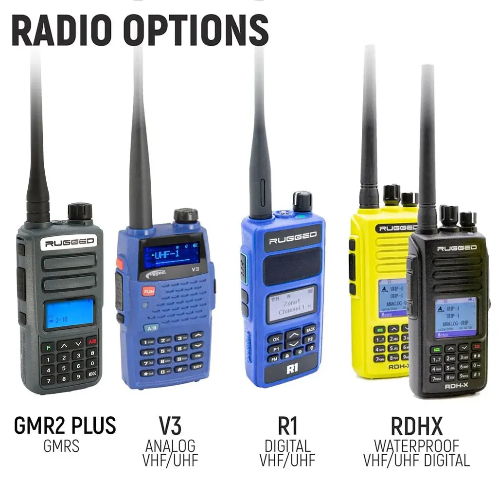 Rugged Radios Complete Motorcycle Communication Kit with Heavy-Duty OFFROAD Cables - MOTO MAX Radio Kit - Image 3