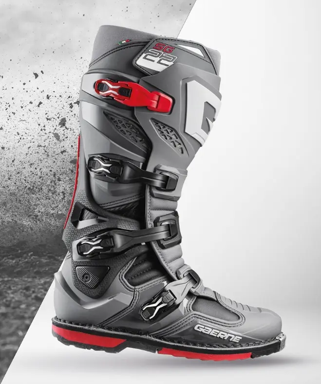 Gaerne SG22 Anthracite/Black/Red Boots - Image 4