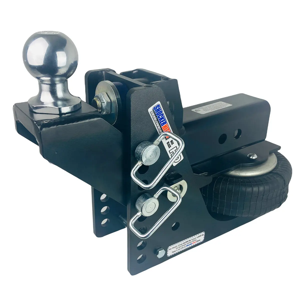 Shocker Hitch Max Black HD Air Hitch - 20,000 lbs. GTW - Image 12
