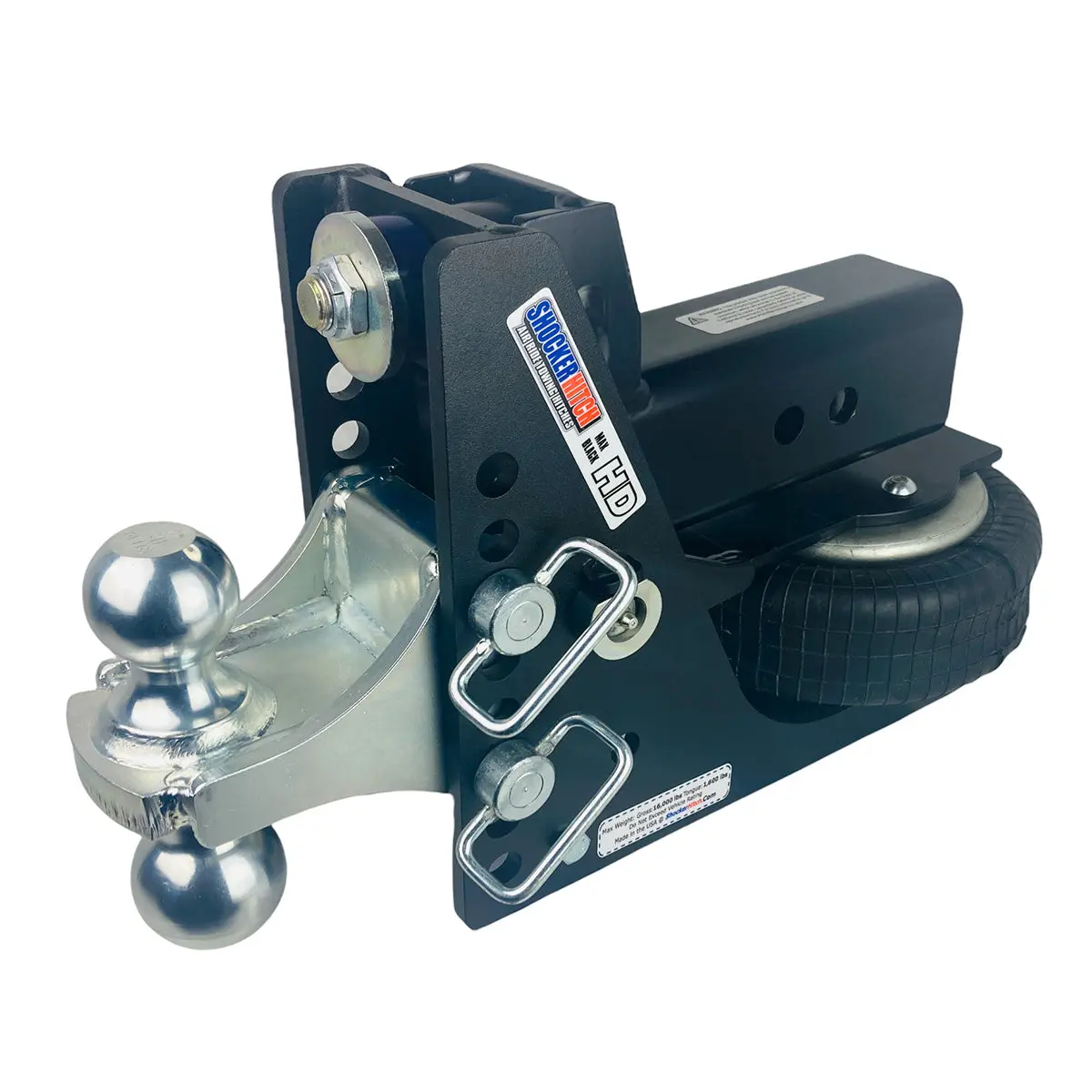 Shocker Hitch Max Black HD Air Hitch - 20,000 lbs. GTW - Image 8
