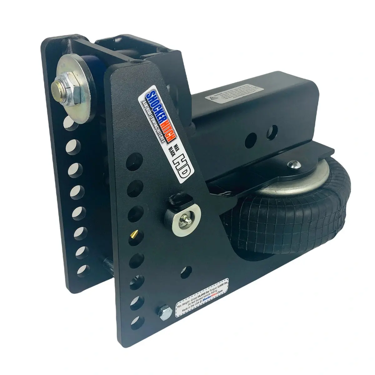 Shocker Hitch Max Black HD Air Hitch for Sway Control - 20,000 lbs. - Image 13
