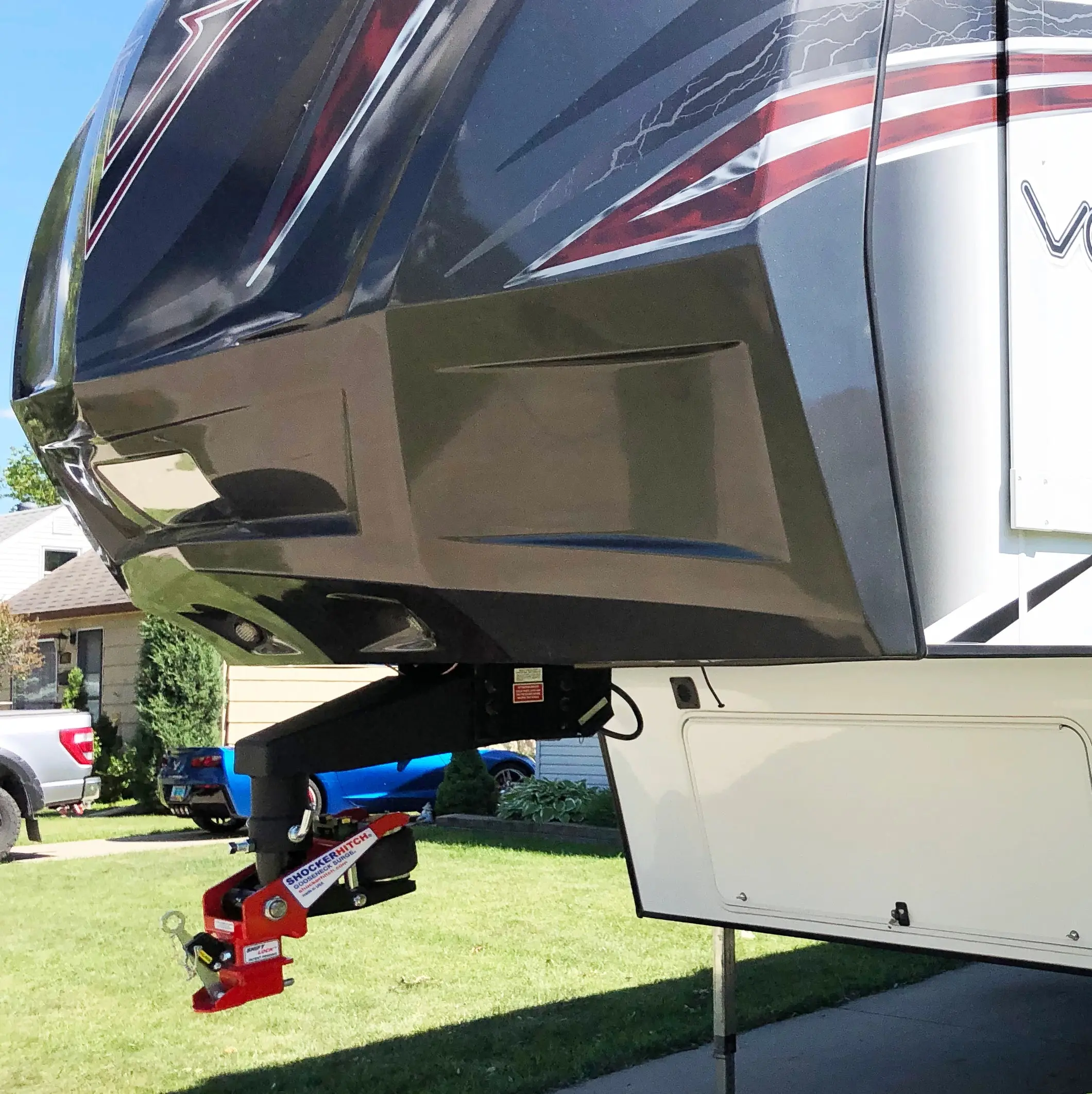 Shocker QuickAir 5th Wheel to Gooseneck Air Hitch Conversion Kit - Image 7