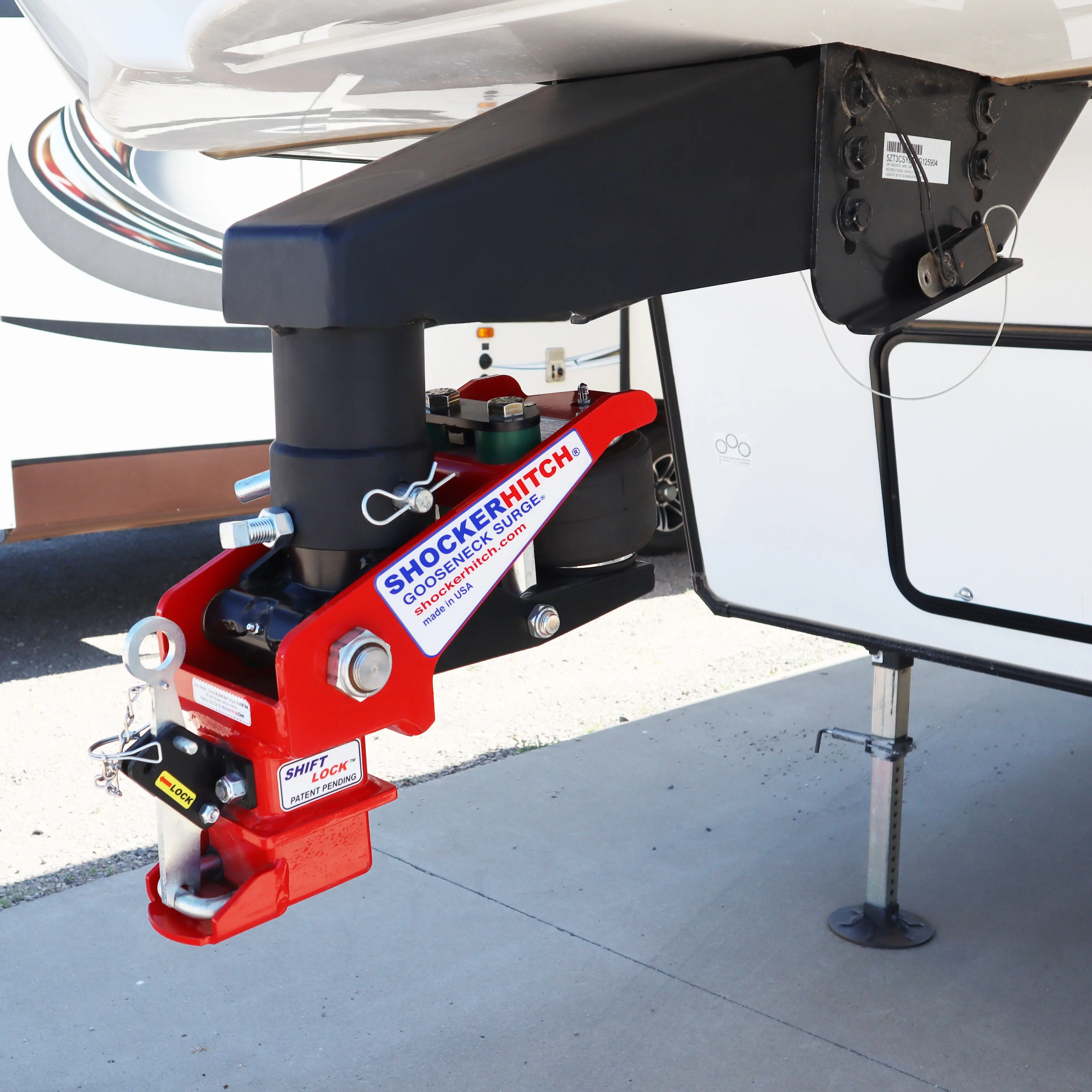 Shocker QuickAir 5th Wheel to Gooseneck Air Hitch Conversion Kit - Image 9