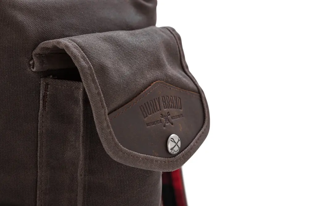 Burley Sissy Bar Bag - Dark Oak - Image 3