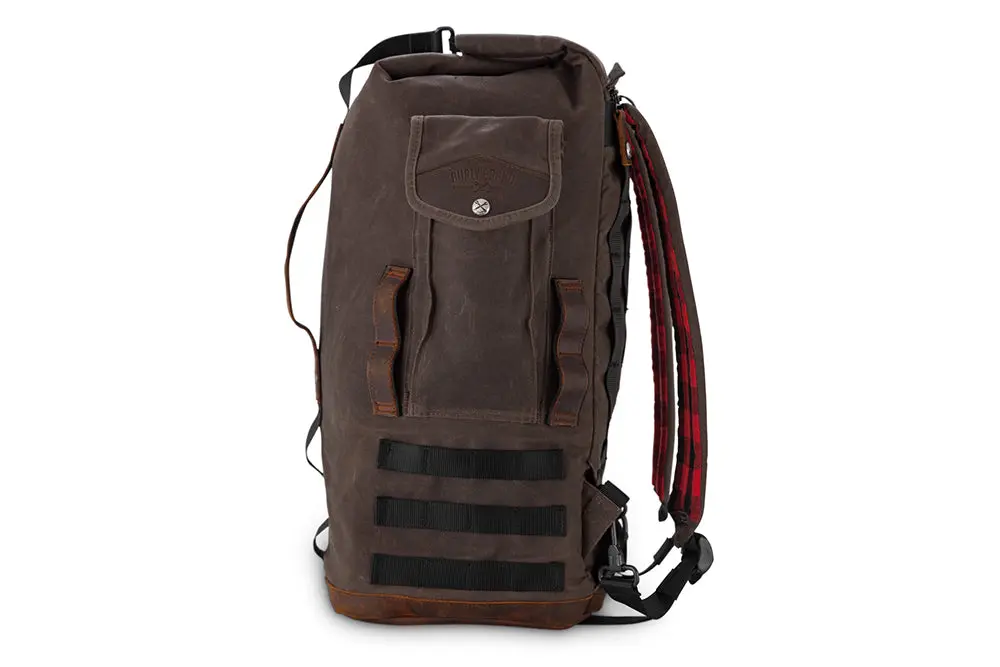 Burley Sissy Bar Bag - Dark Oak - Image 4
