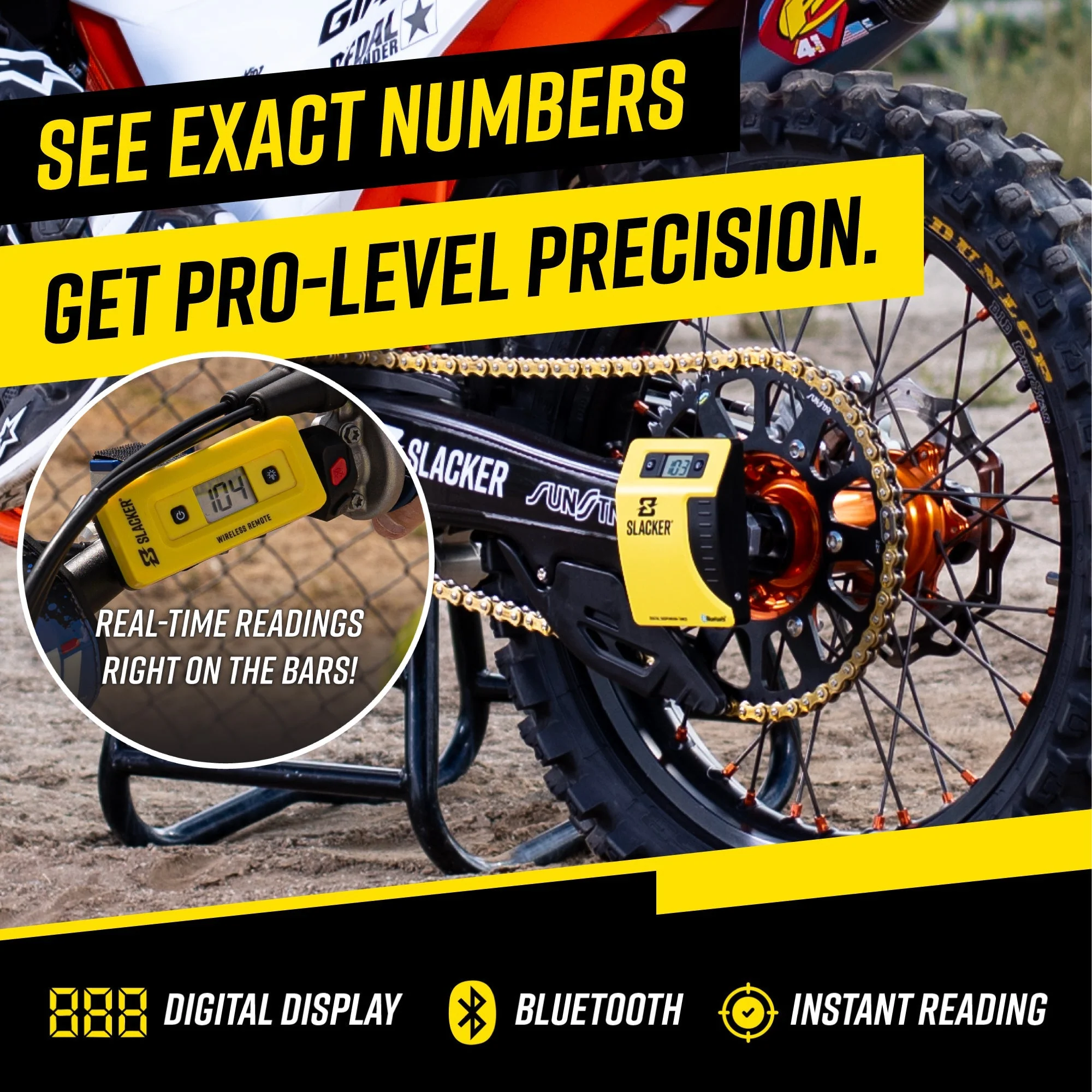Slacker Digital Sag Scale for Motorcycle Suspension - Image 4
