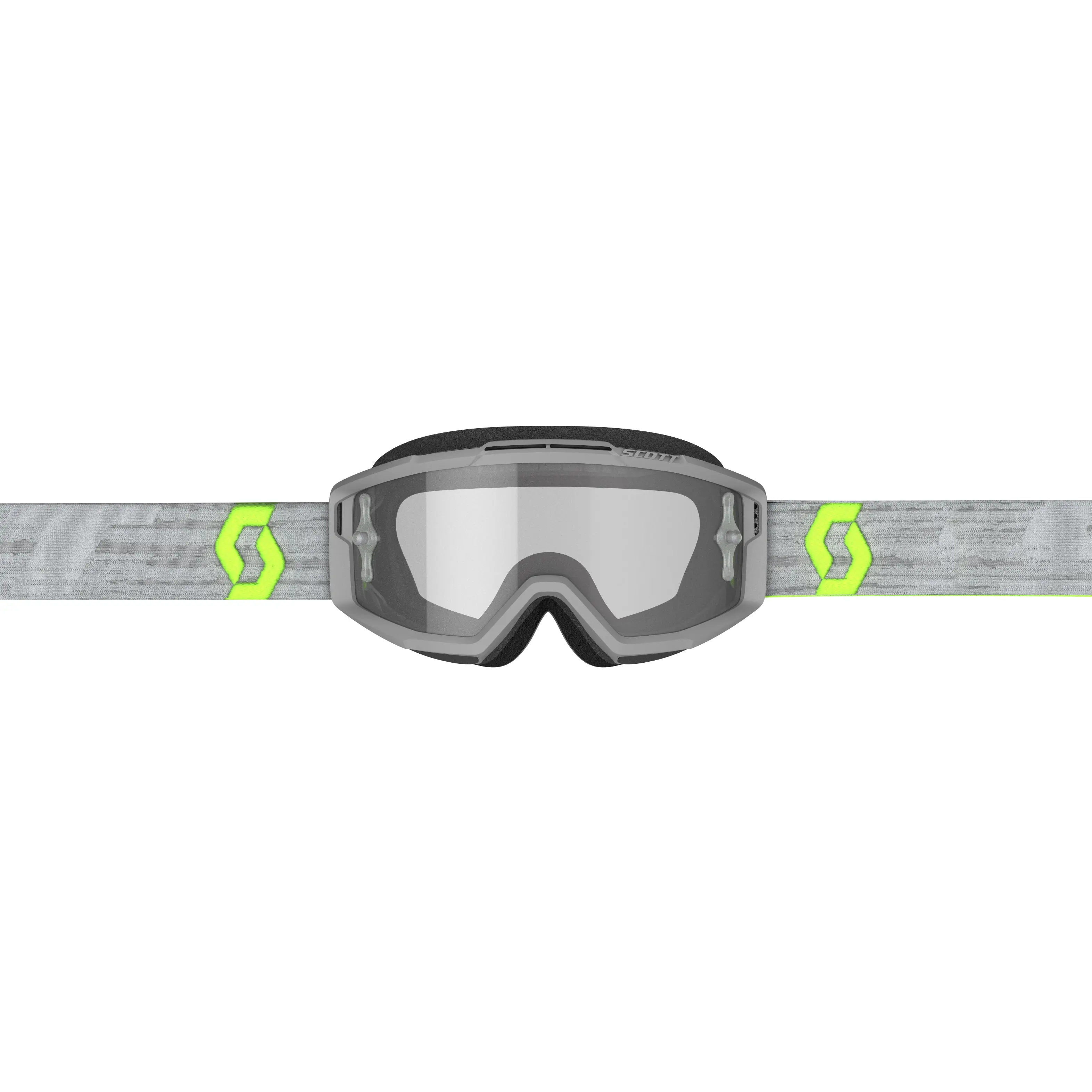 SCOTT Split Otg Goggle Grey/Yellow W/Clear Works Lens - Image 2