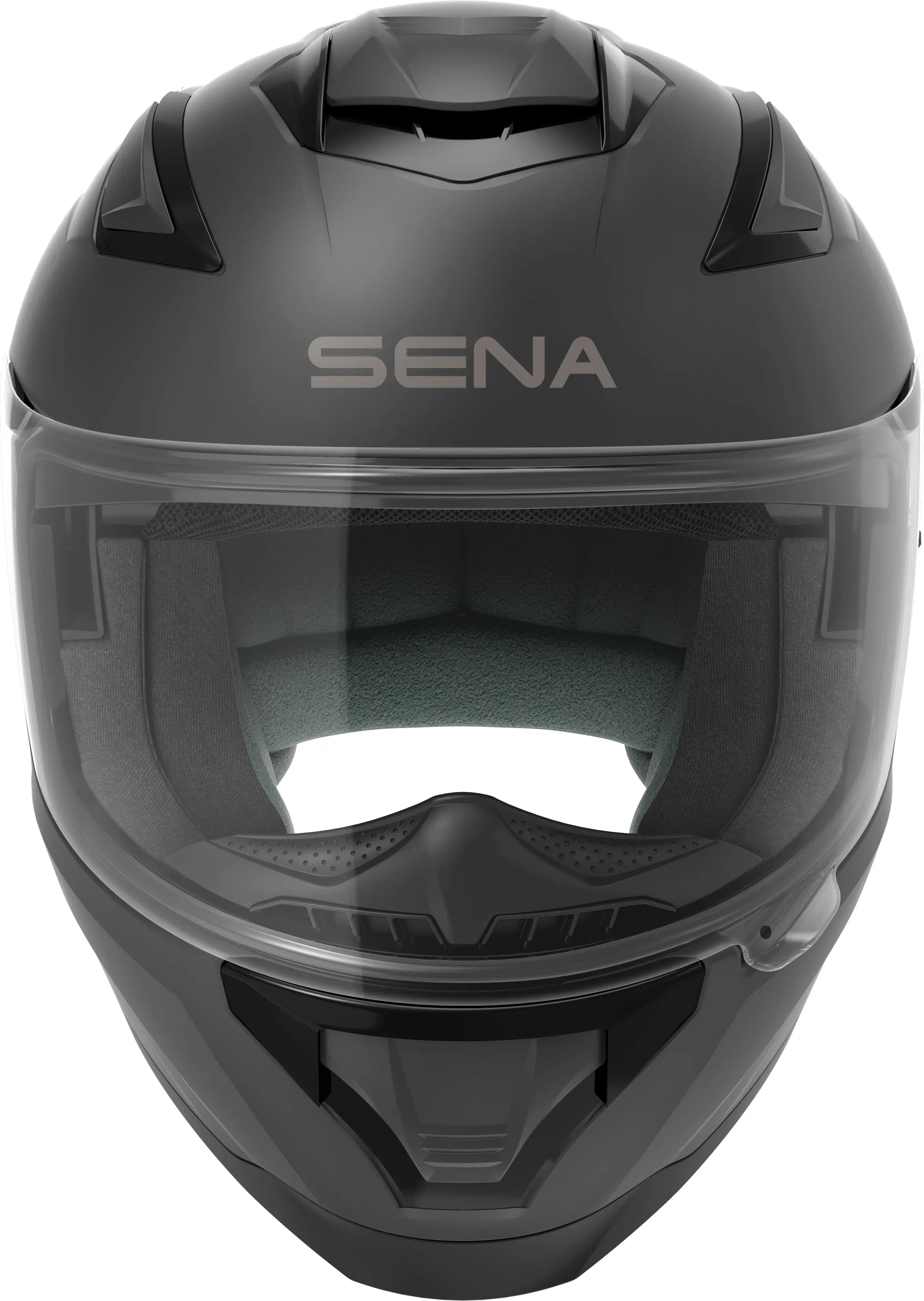 SENA Stryker Full Face Helmet With Mesh Intercom Matte Black - Built In Bluetooth Helmet - Image 3