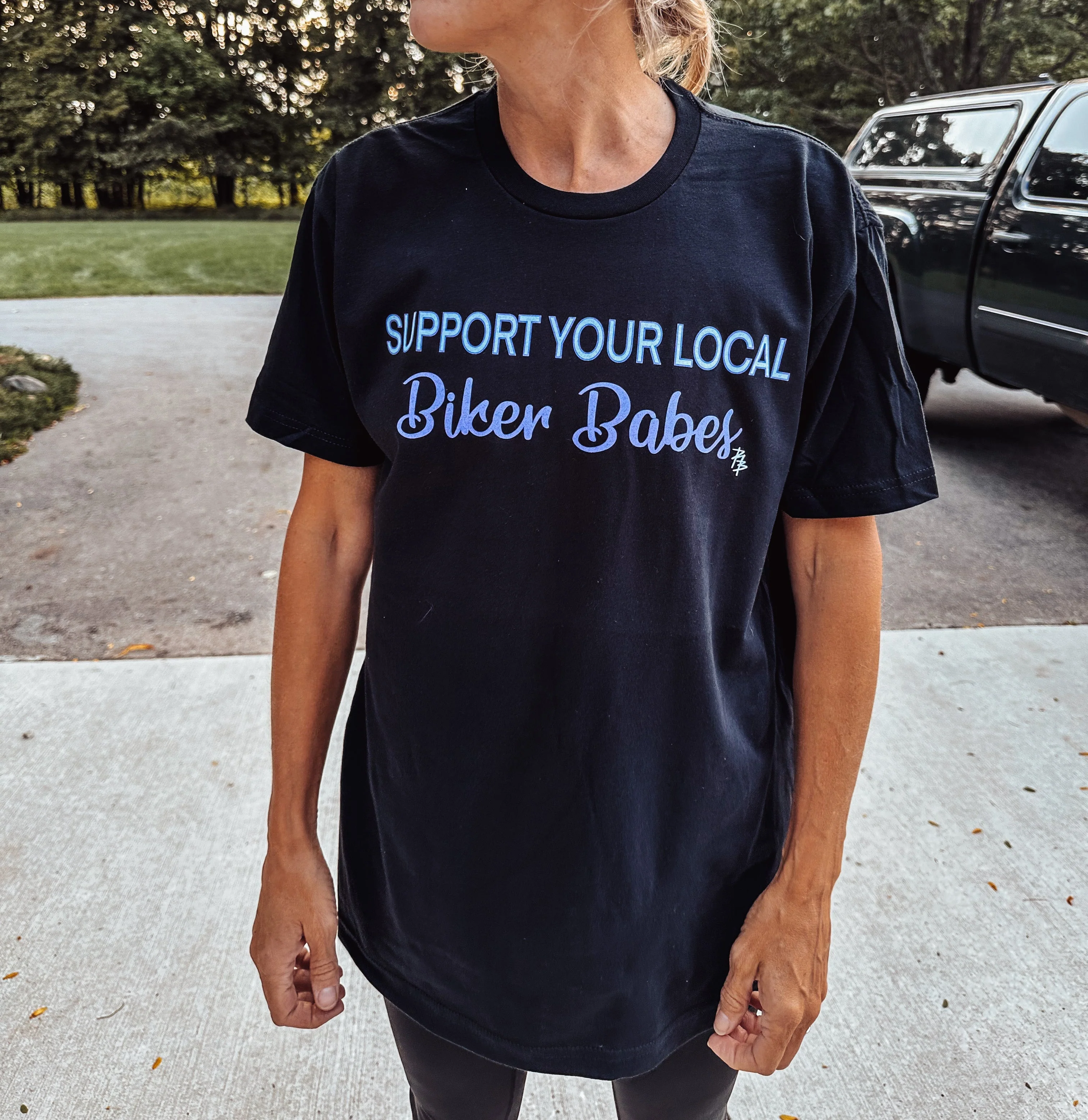 Support your local biker babes t-shirt - Image 3