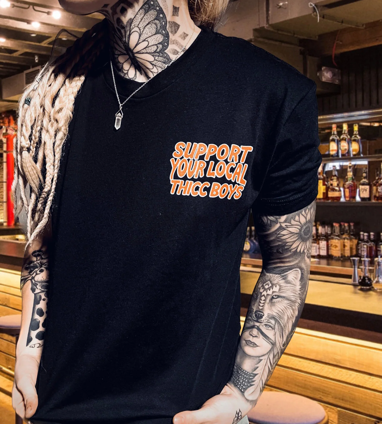 Support your local Thicc Boy T-Shirt - Image 5