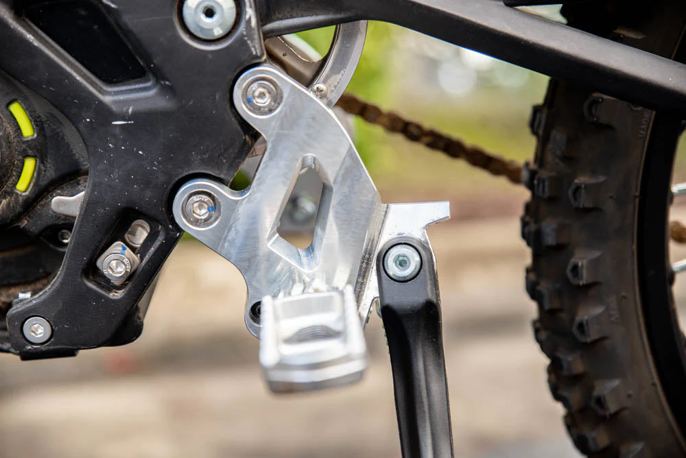 Surron 20mm Lowering Peg Bracket With Kickstand Option & Support Brace - Image 11