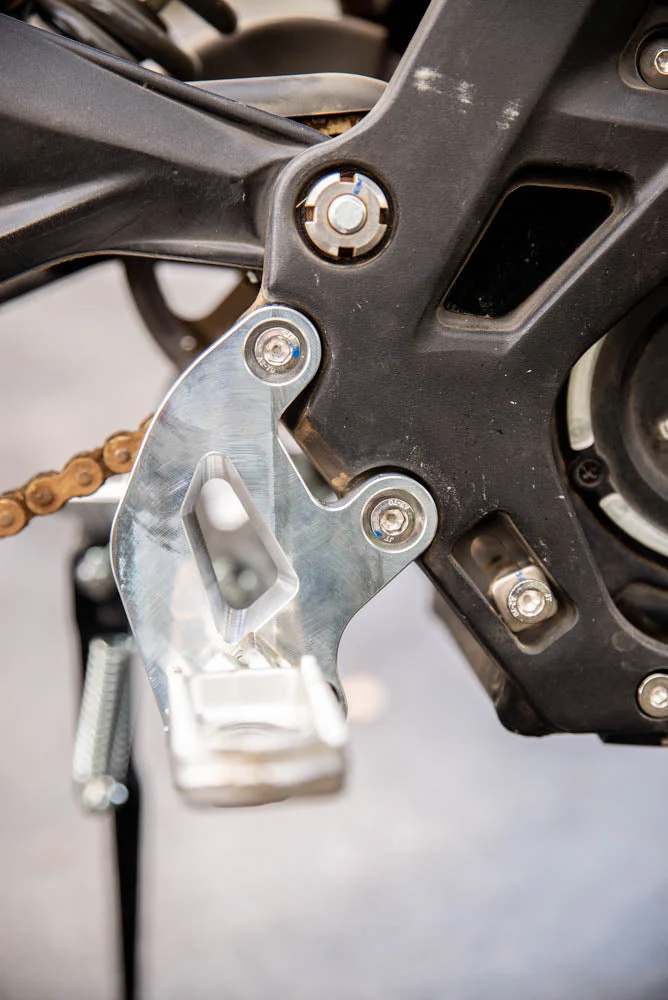 Surron 20mm Lowering Peg Bracket With Kickstand Option & Support Brace - Image 13