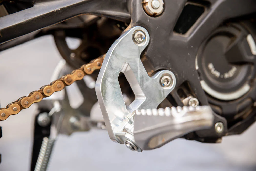 Surron 20mm Lowering Peg Bracket With Kickstand Option & Support Brace - Image 14