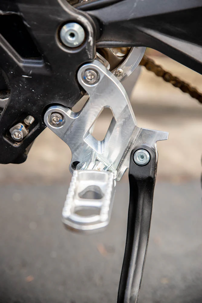 Surron 20mm Lowering Peg Bracket With Kickstand Option & Support Brace - Image 9