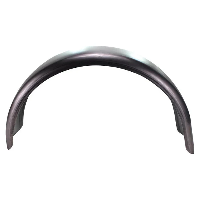 TC Bros. 6" Flat Bobber/Chopper Rear Fender - Raw Steel - Image 2