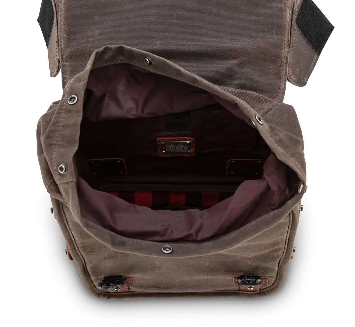 Burley Throwover Saddlebag - Dark Oak - Image 3