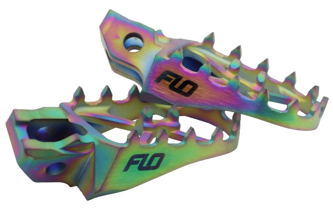 Titanium Foot Pegs Jet Fuel Gas/Hus/Ktm - Image 3