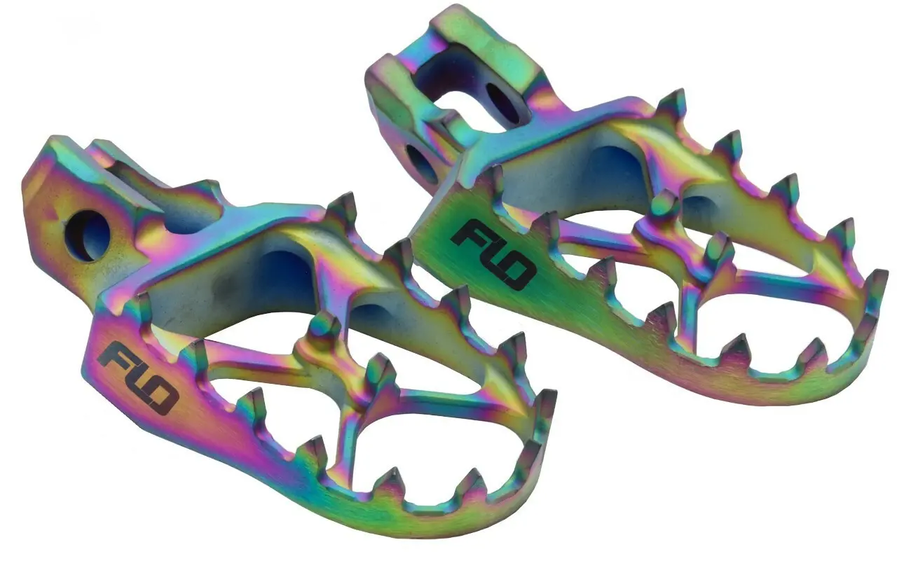 Titanium Foot Pegs Jet Fuel Hon/Kaw - Image 4