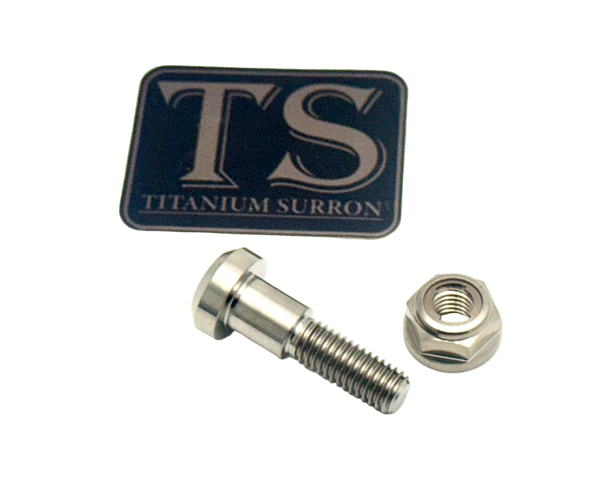 Titanium Kickstand Bolt/ Nut Set- E-Ride Pro, Surron LBX, Segway - Image 8