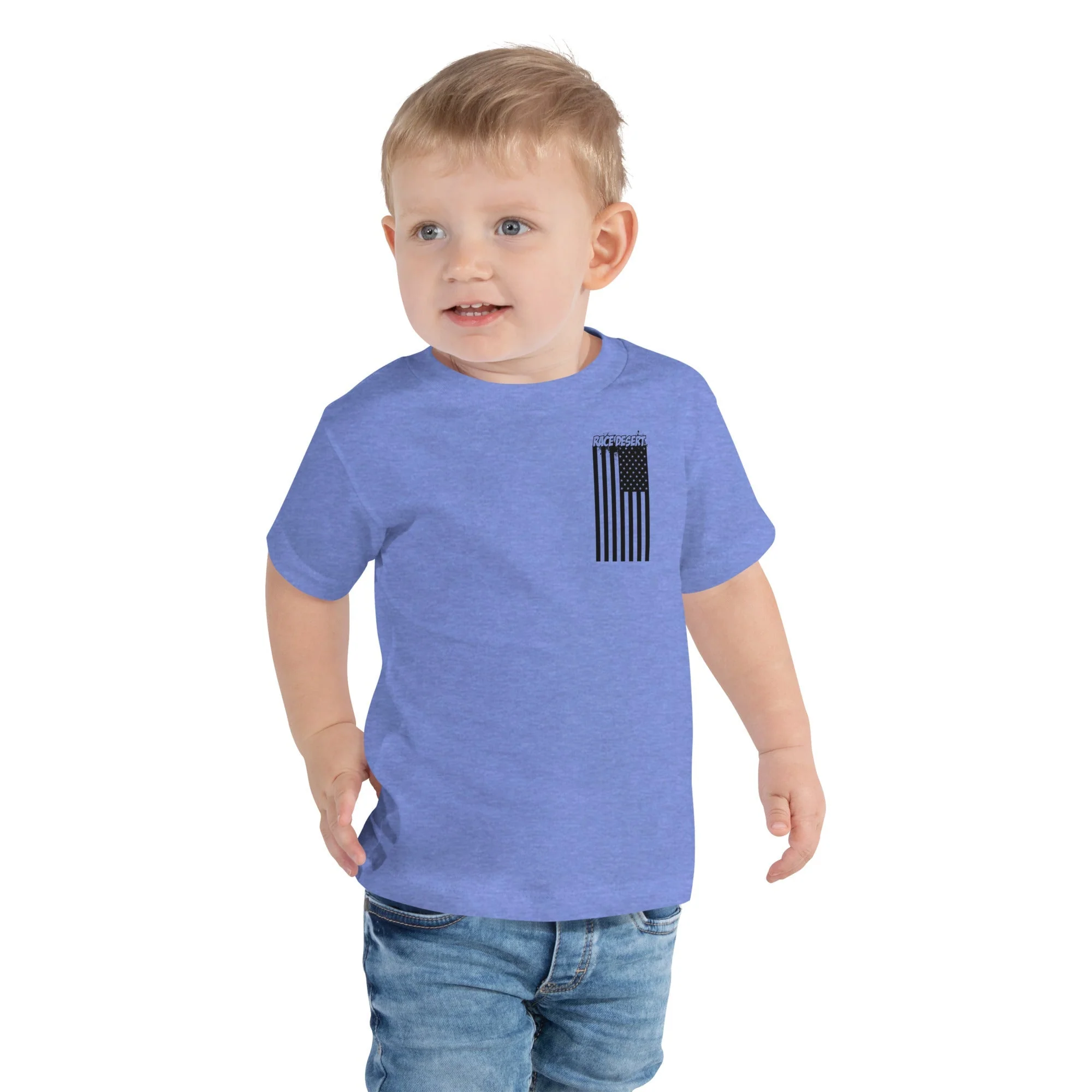 Toddler Desert Nation T-Shirt - Heather Blue - Image 2