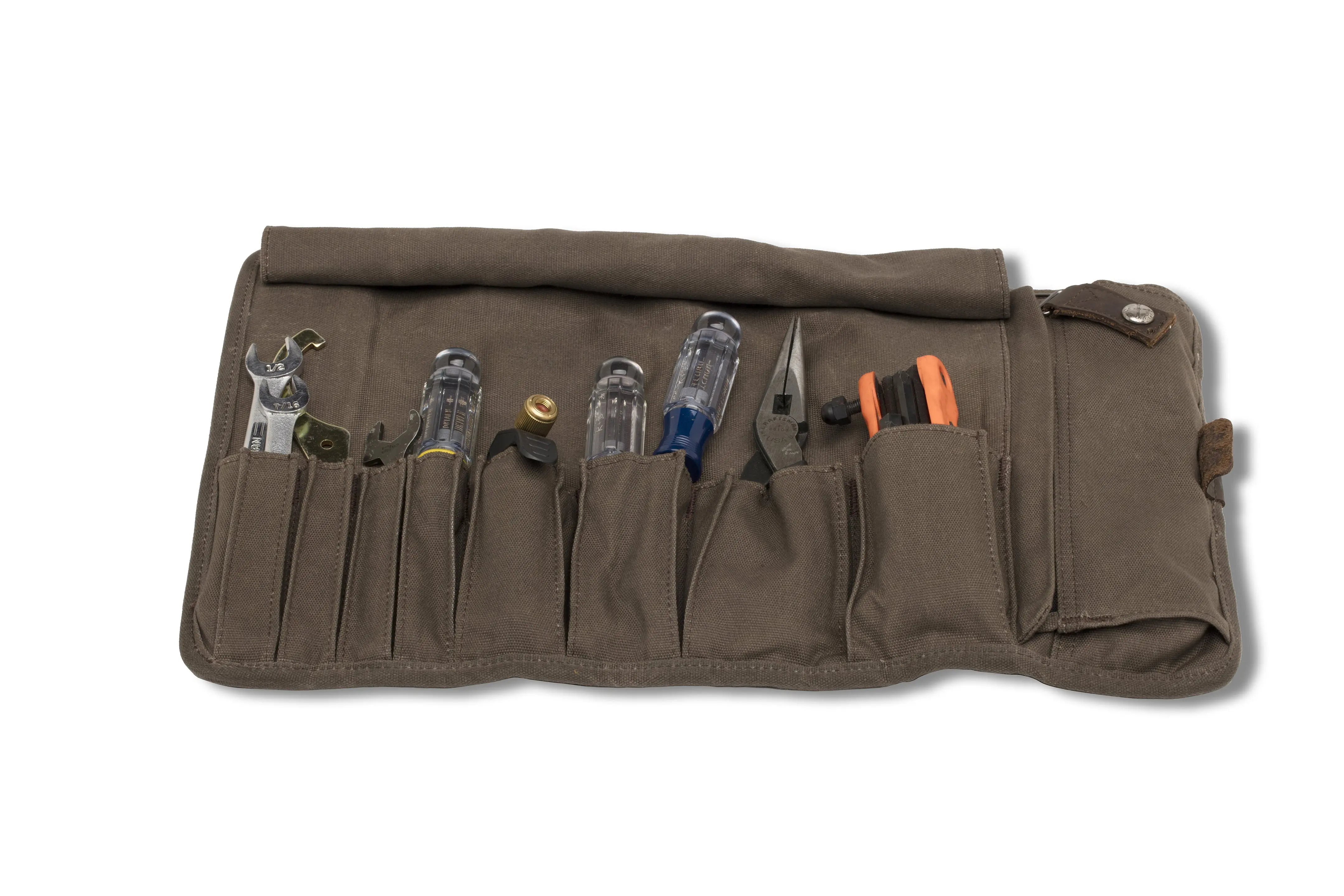 Burley Tool Roll Bag - Dark Oak - Image 5