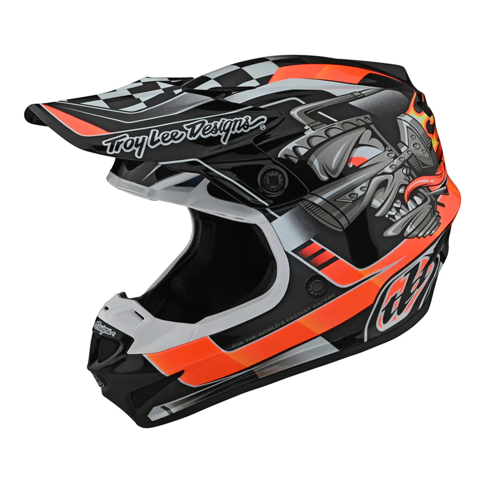 Troy Lee Designs SE4 Polyacrylite Helmet w/MIPS Carb Black - Image 7