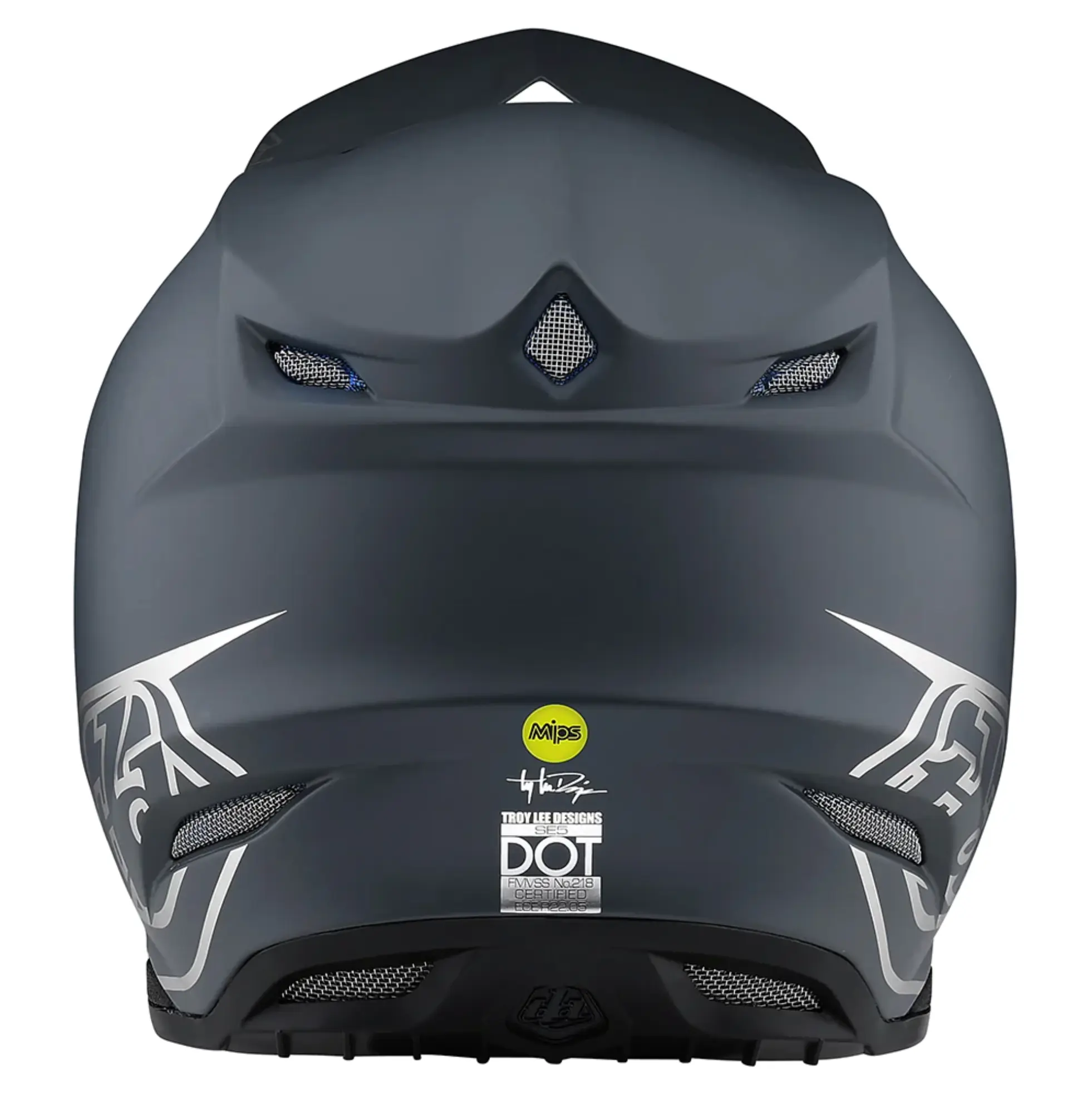 Troy Lee Designs SE5 Composite Helmet w/MIPS Stealth Grey - Image 4