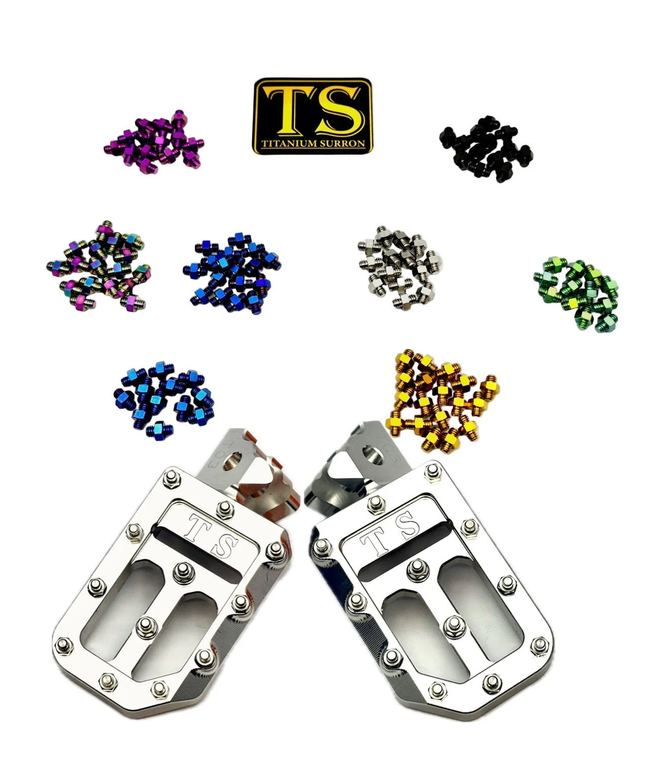 Custom Aluminum Foot Pegs w/ Titanium Grips for Talaria and Altis - Image 16