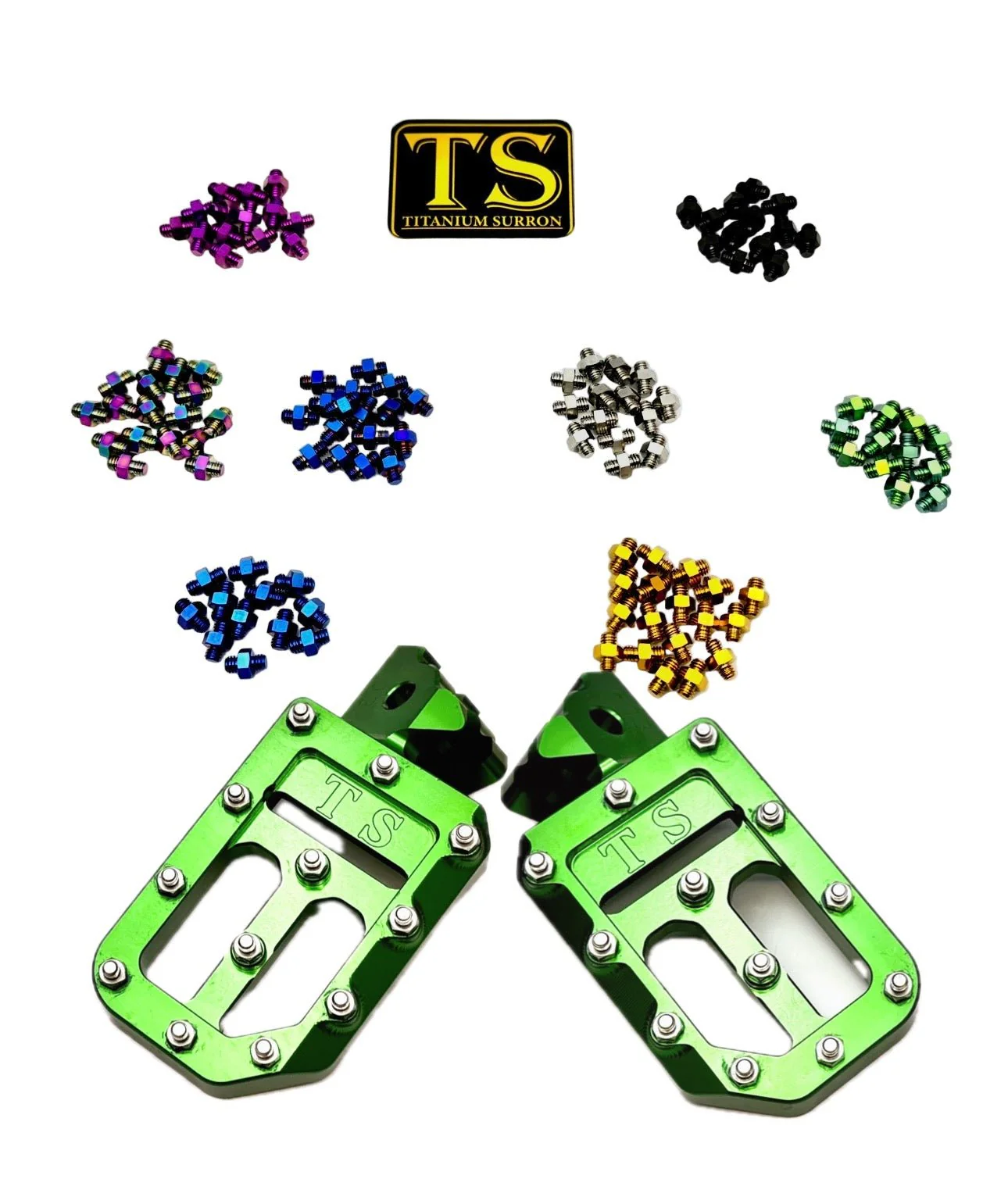 Custom Aluminum Foot Pegs w/ Titanium Grips for Talaria and Altis - Image 18