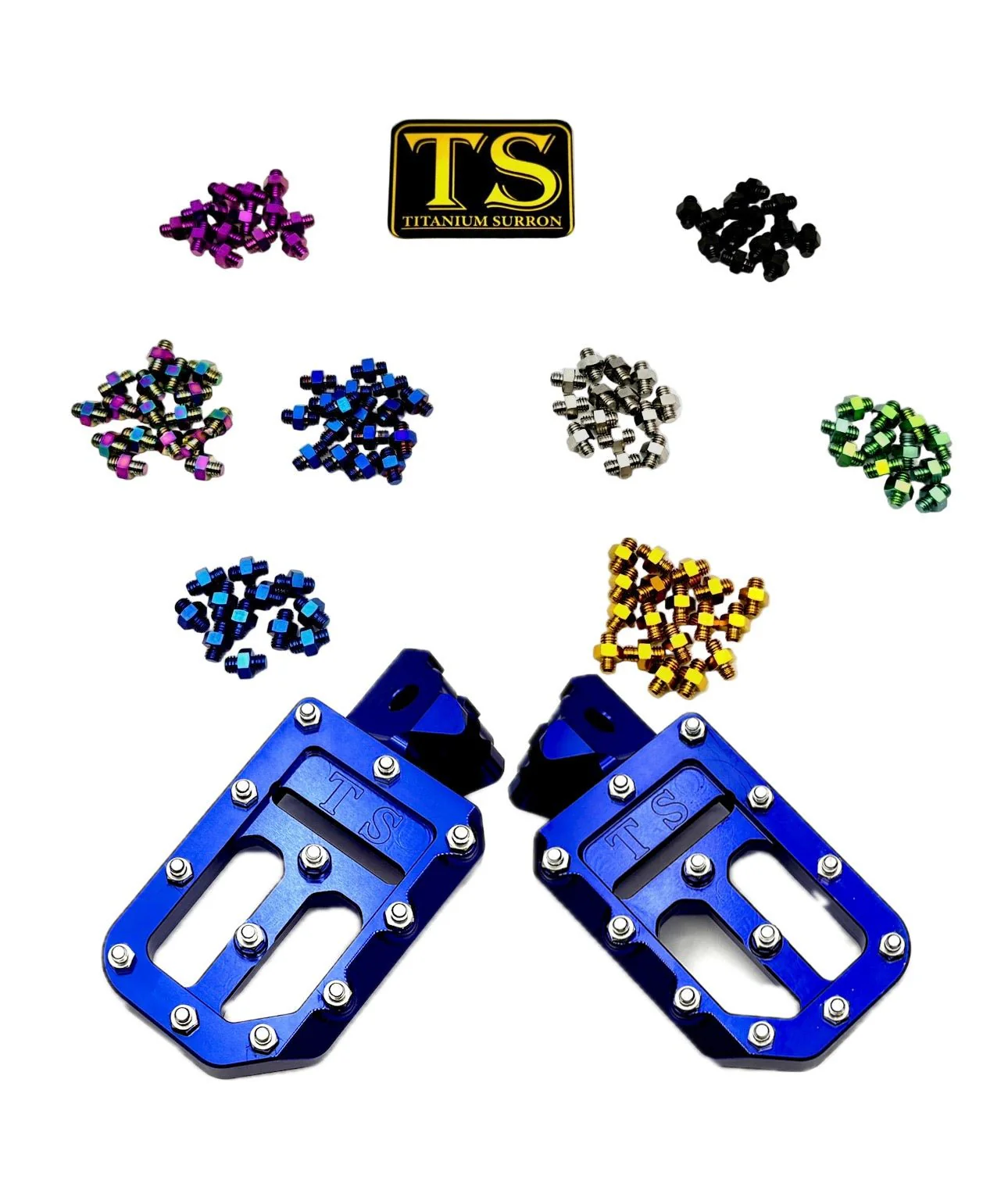 Custom Aluminum Foot Pegs w/ Titanium Grips for Talaria and Altis - Image 19