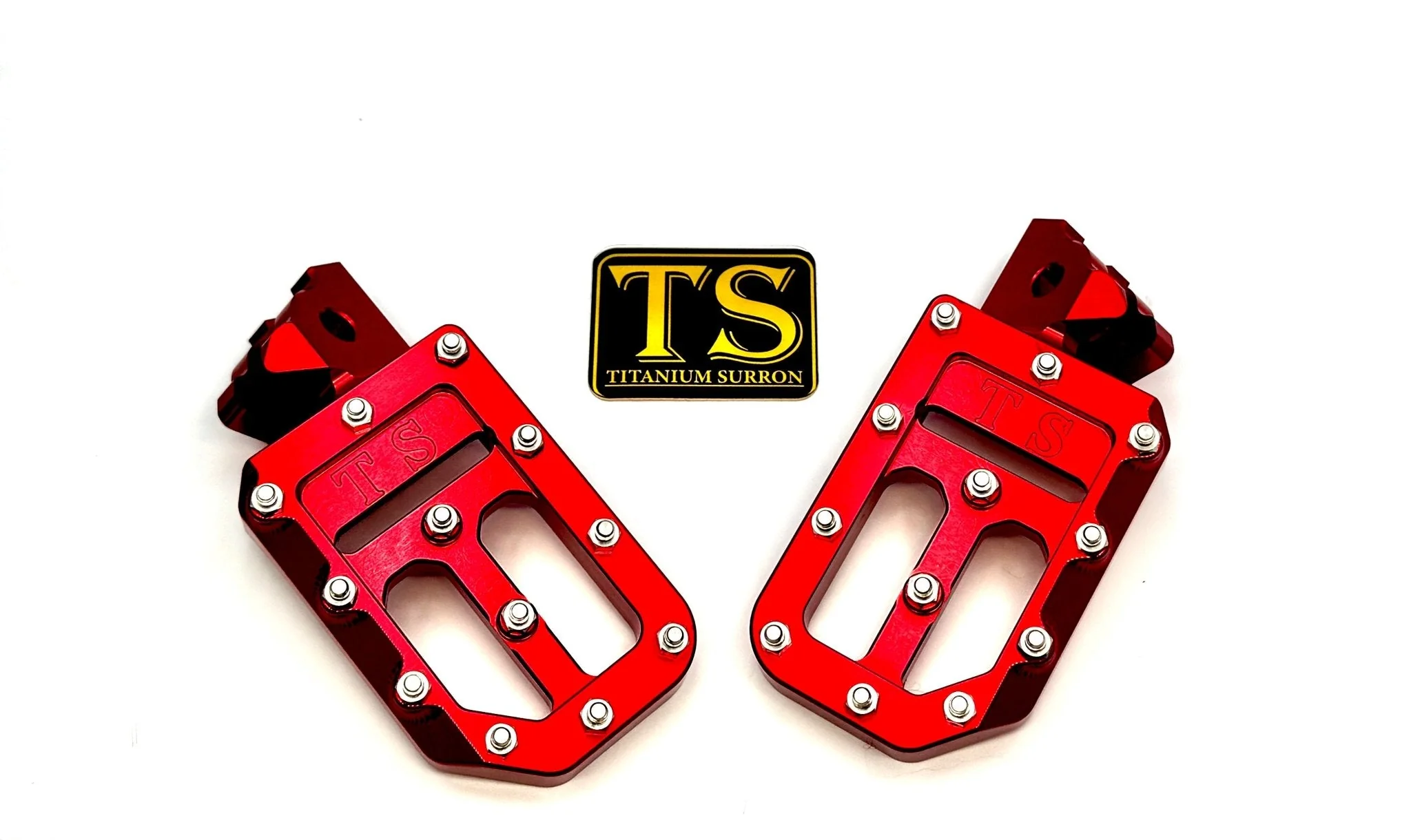 Custom Aluminum Foot Pegs w/ Titanium Grips for Talaria and Altis - Image 2