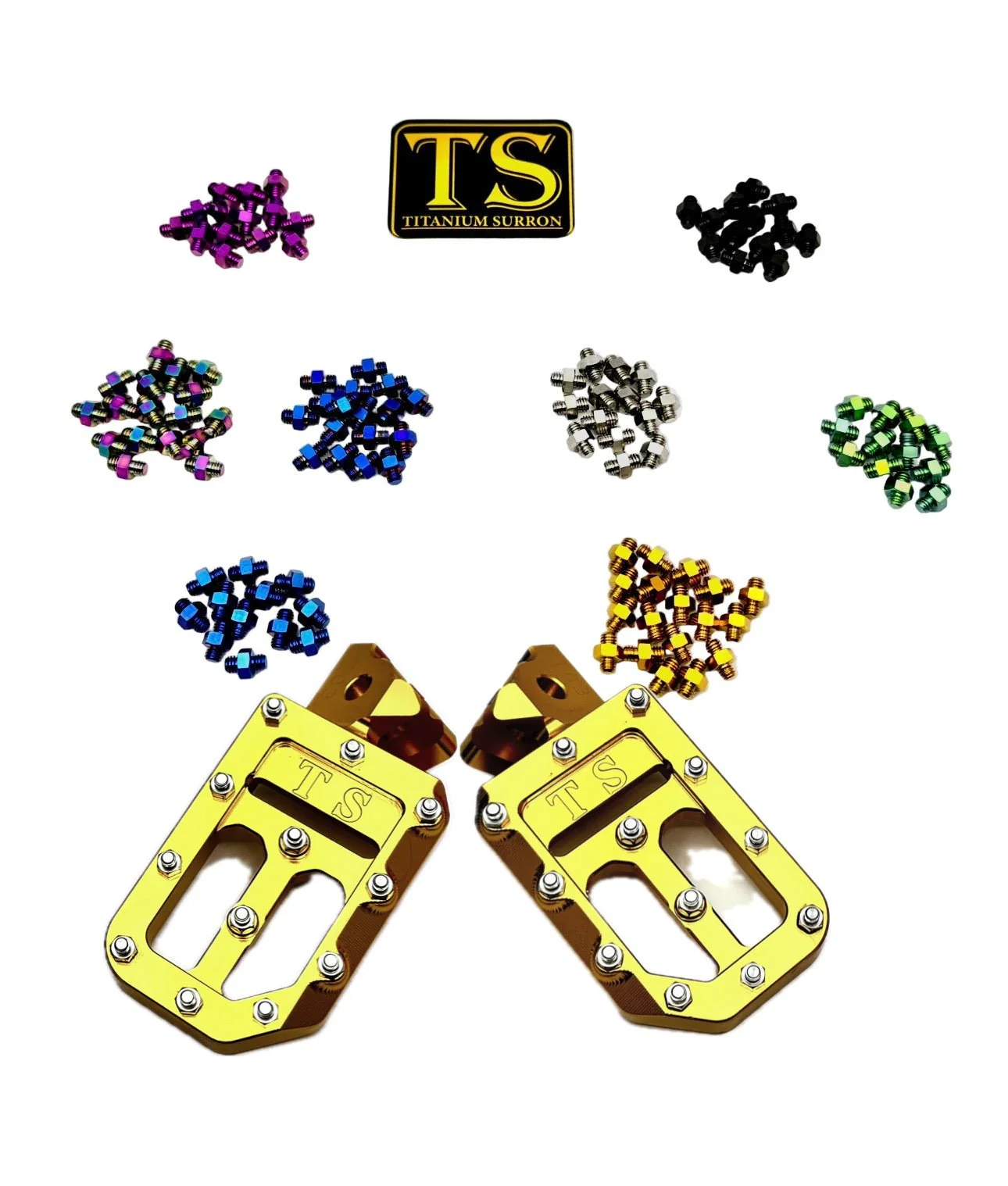 Custom Aluminum Foot Pegs w/ Titanium Grips for Talaria and Altis - Image 20