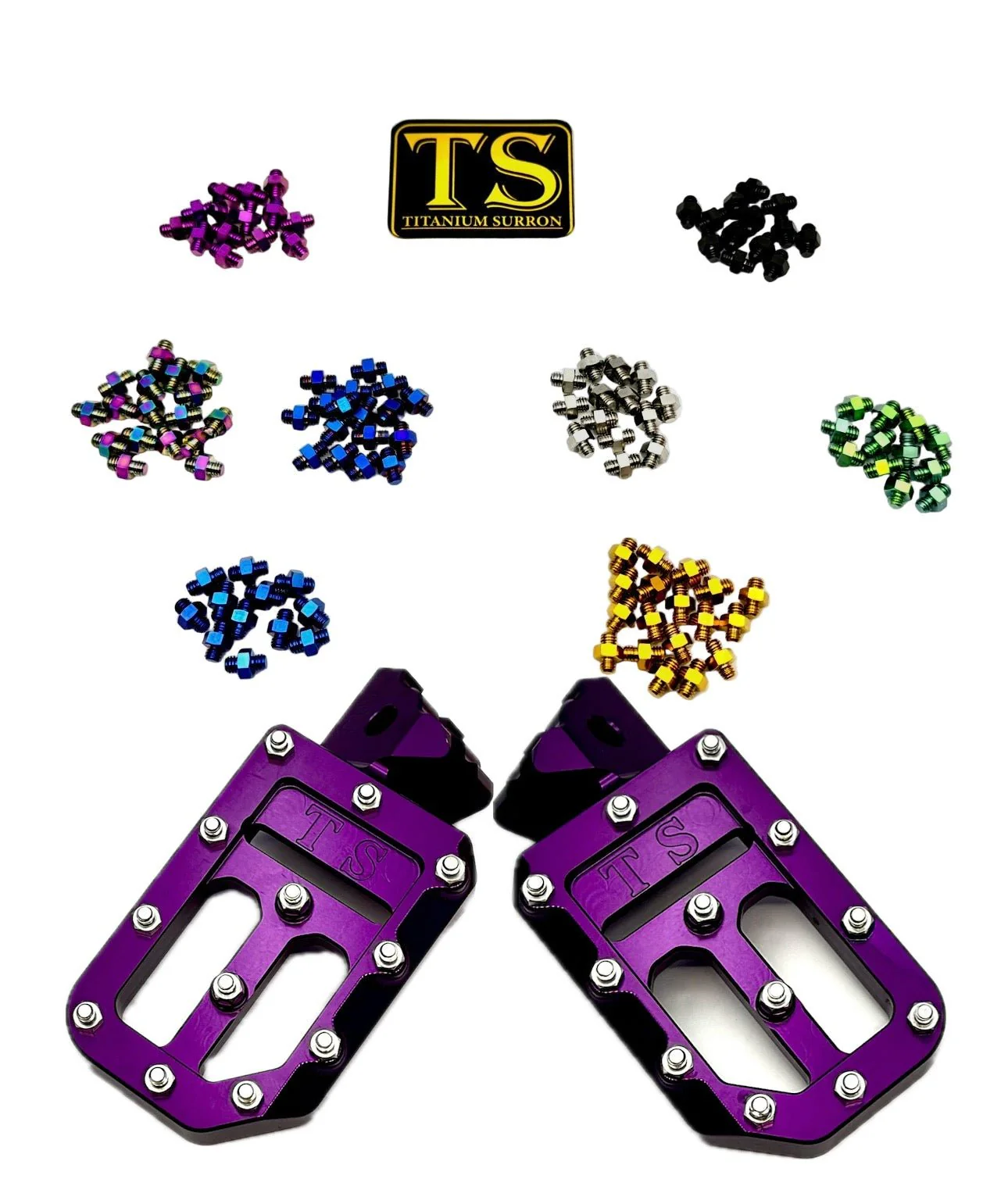Custom Aluminum Foot Pegs w/ Titanium Grips for Talaria and Altis - Image 21