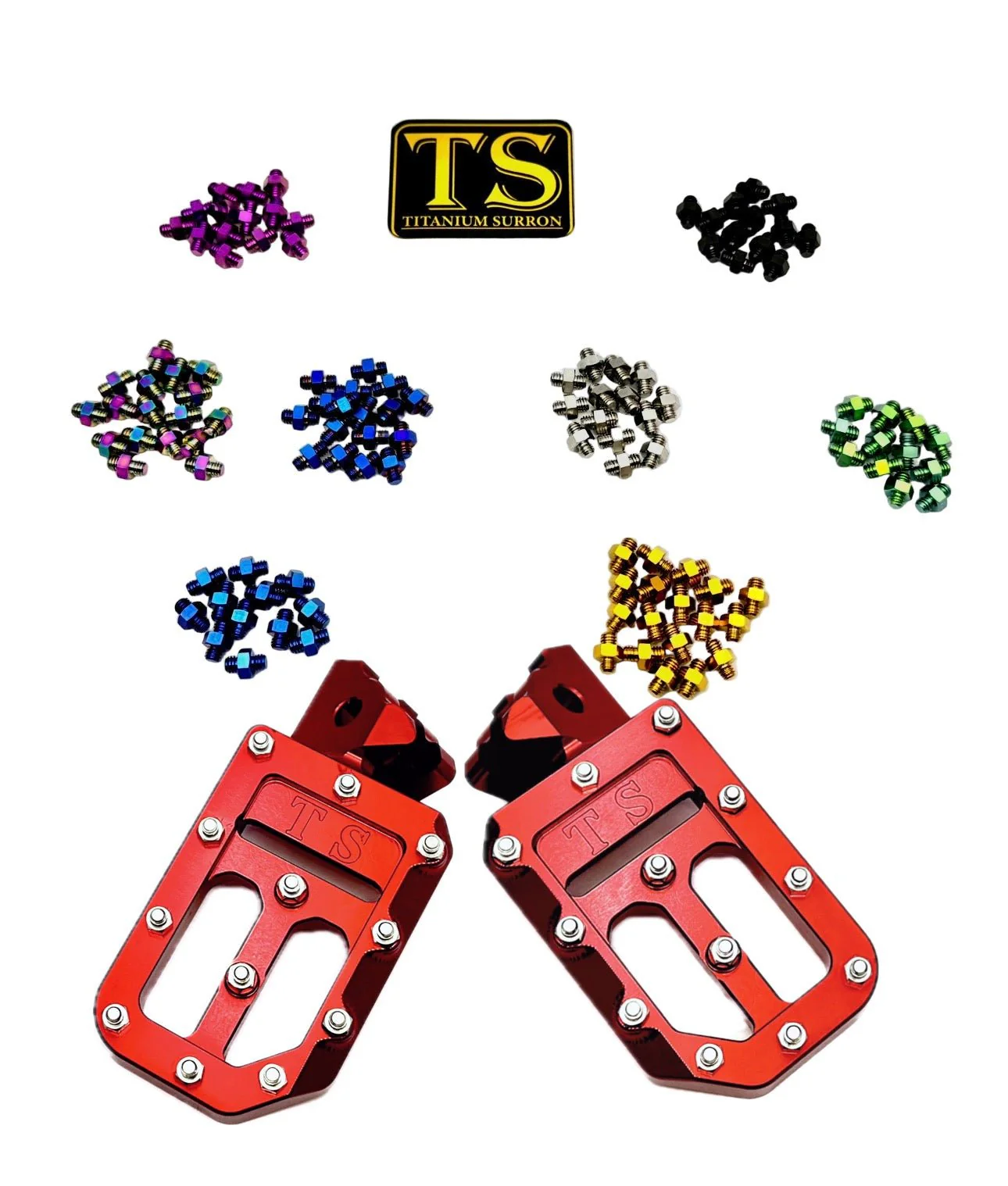 Custom Aluminum Foot Pegs w/ Titanium Grips for Talaria and Altis - Image 22