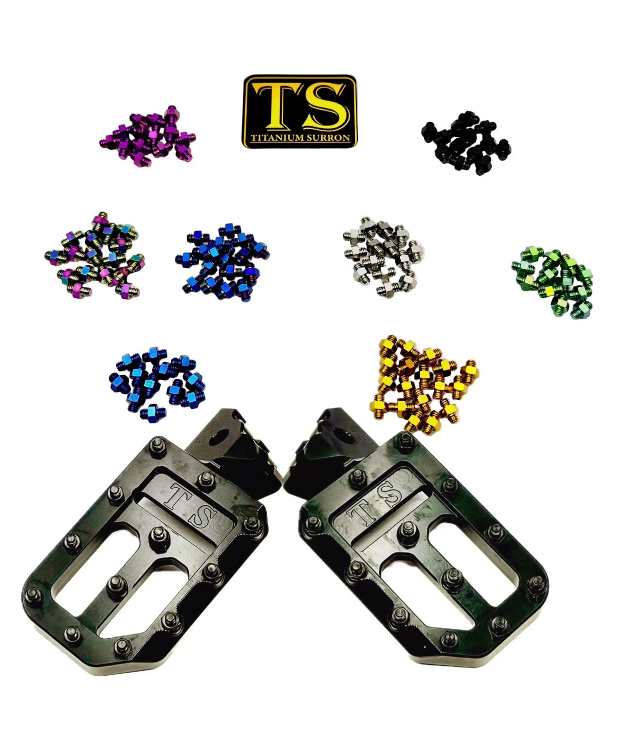 Custom Aluminum Foot Pegs w/ Titanium Grips for Talaria and Altis - Image 23