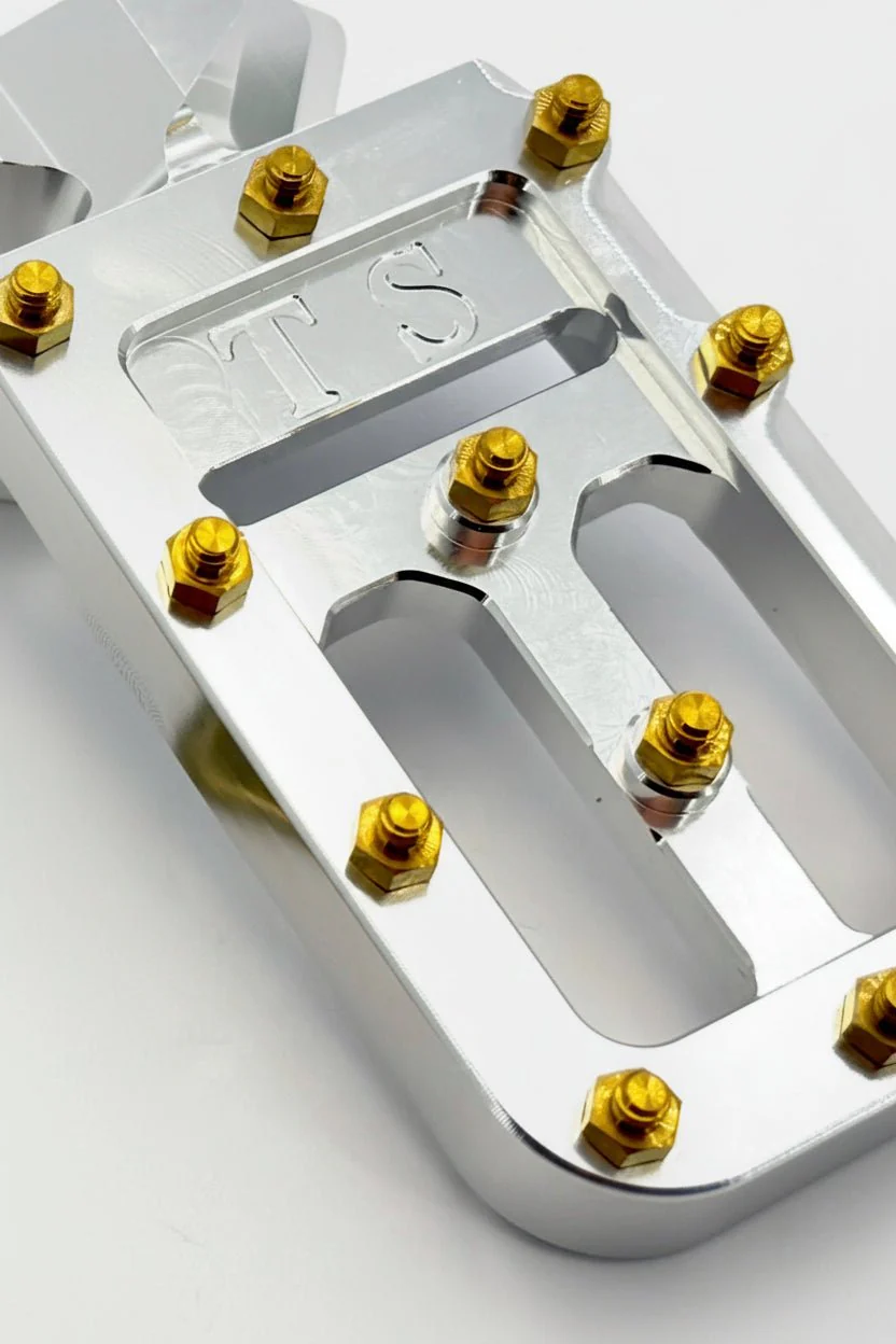 Custom Aluminum Foot Pegs w/ Titanium Grips for Talaria and Altis - Image 25
