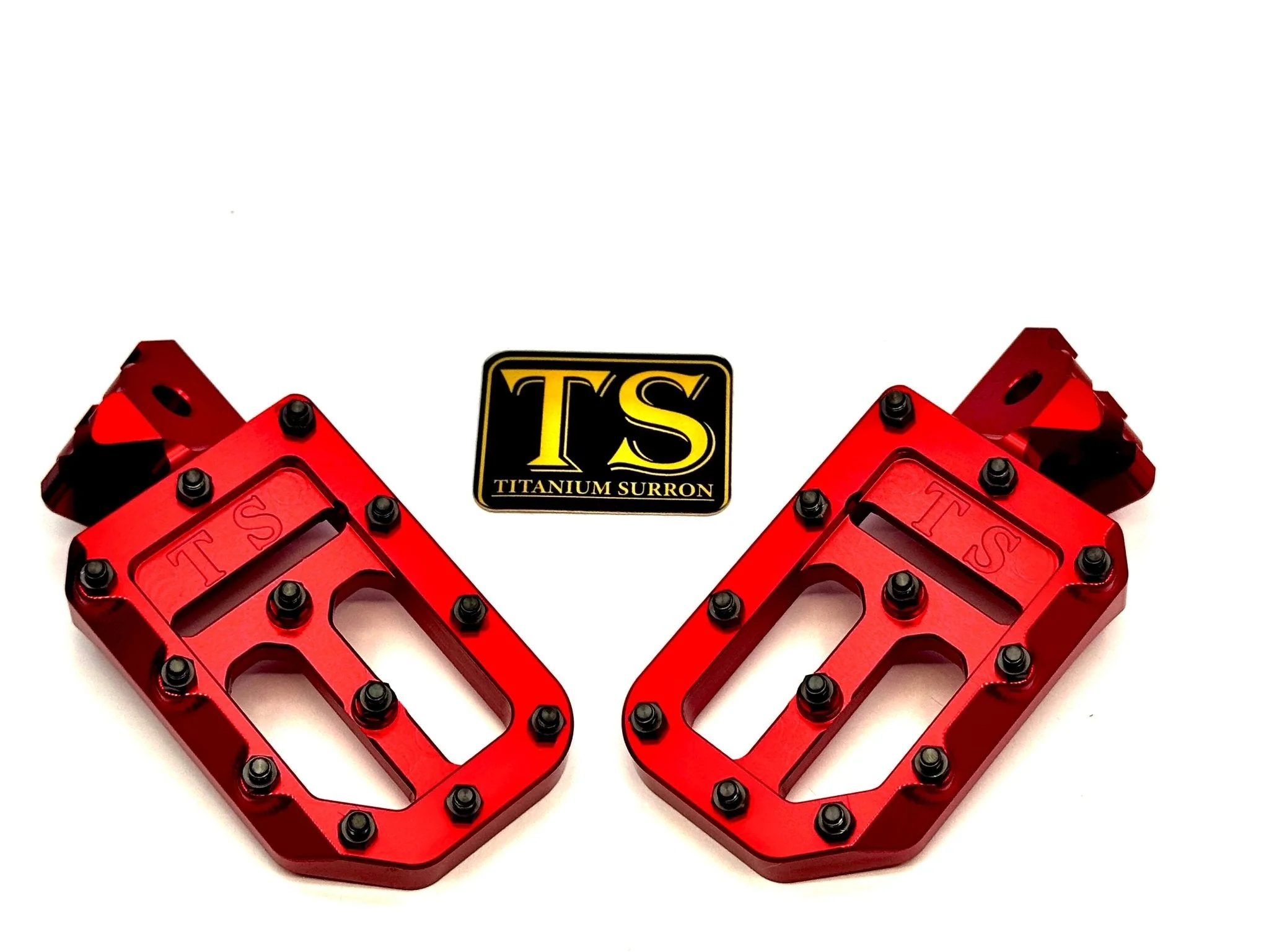 Custom Aluminum Foot Pegs w/ Titanium Grips for Talaria and Altis - Image 3