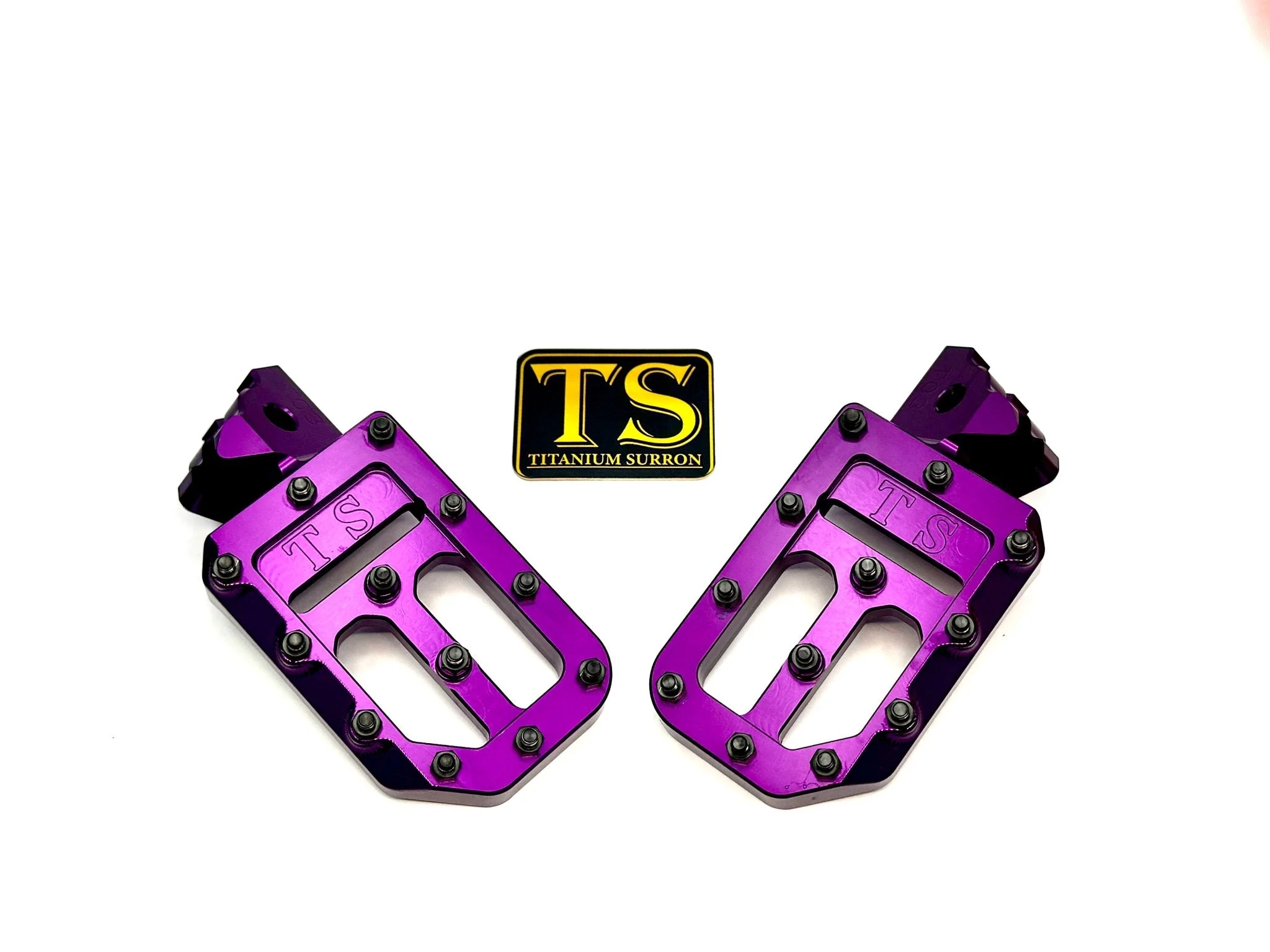 Custom Aluminum Foot Pegs w/ Titanium Grips for Talaria and Altis - Image 4