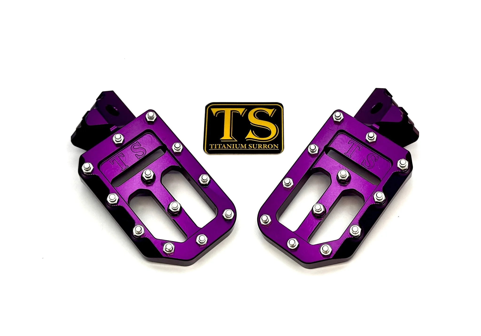 Custom Aluminum Foot Pegs w/ Titanium Grips for Talaria and Altis - Image 5