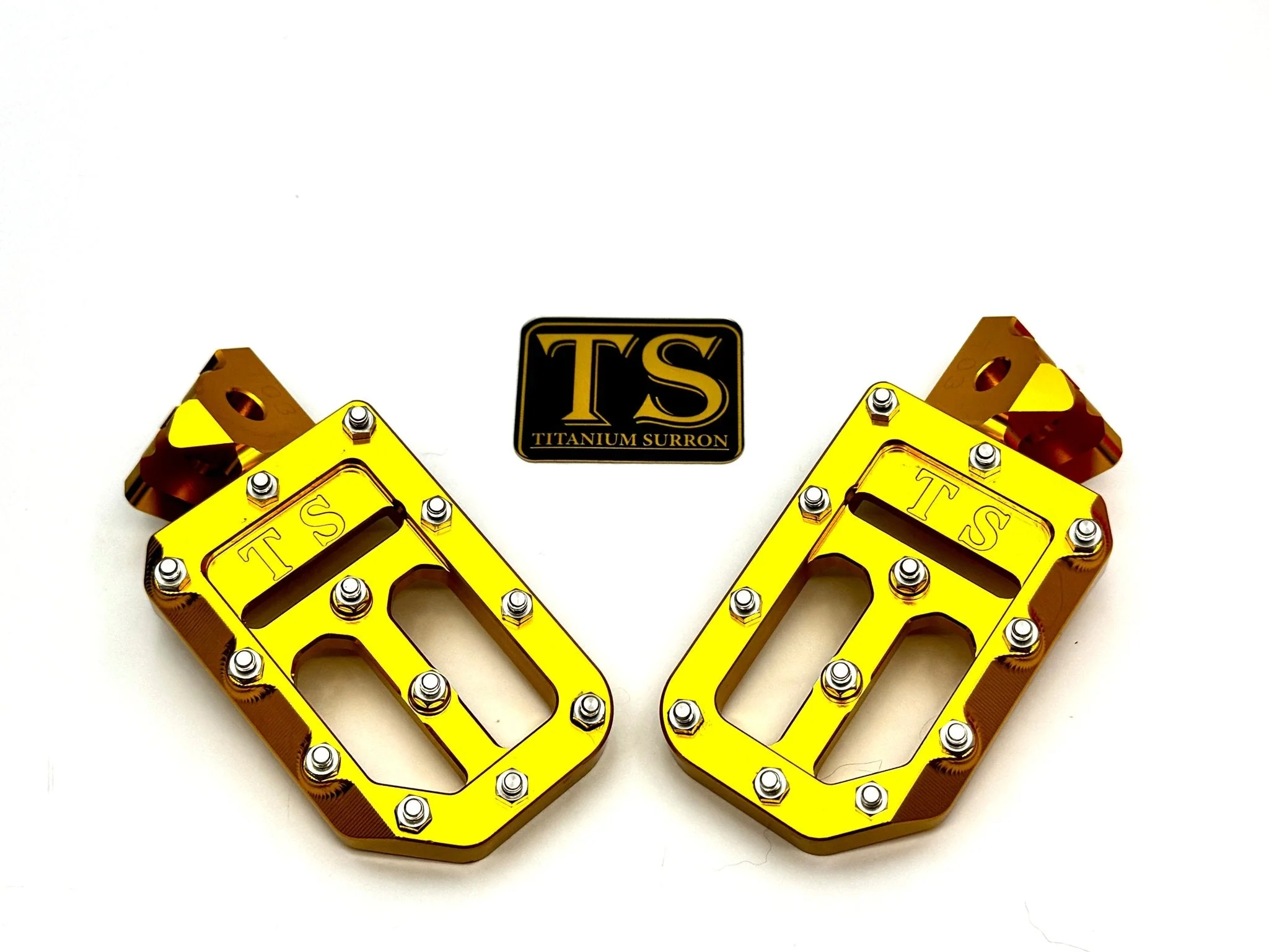 Custom Aluminum Foot Pegs w/ Titanium Grips for Talaria and Altis - Image 6