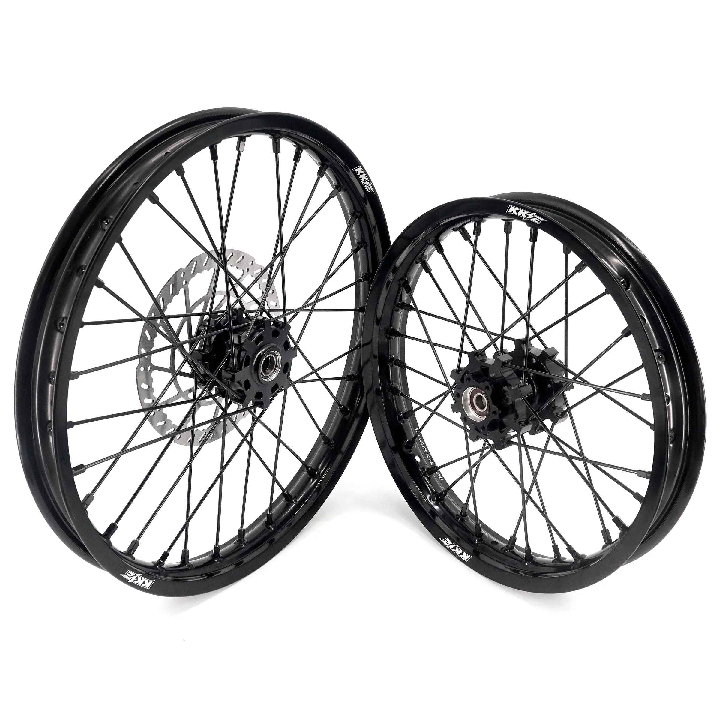 US Stock KKE New Style Wheels For SurRon Light Bee-X 2019-2025 Black - 1.6*19" & 1.85*16" - Image 2