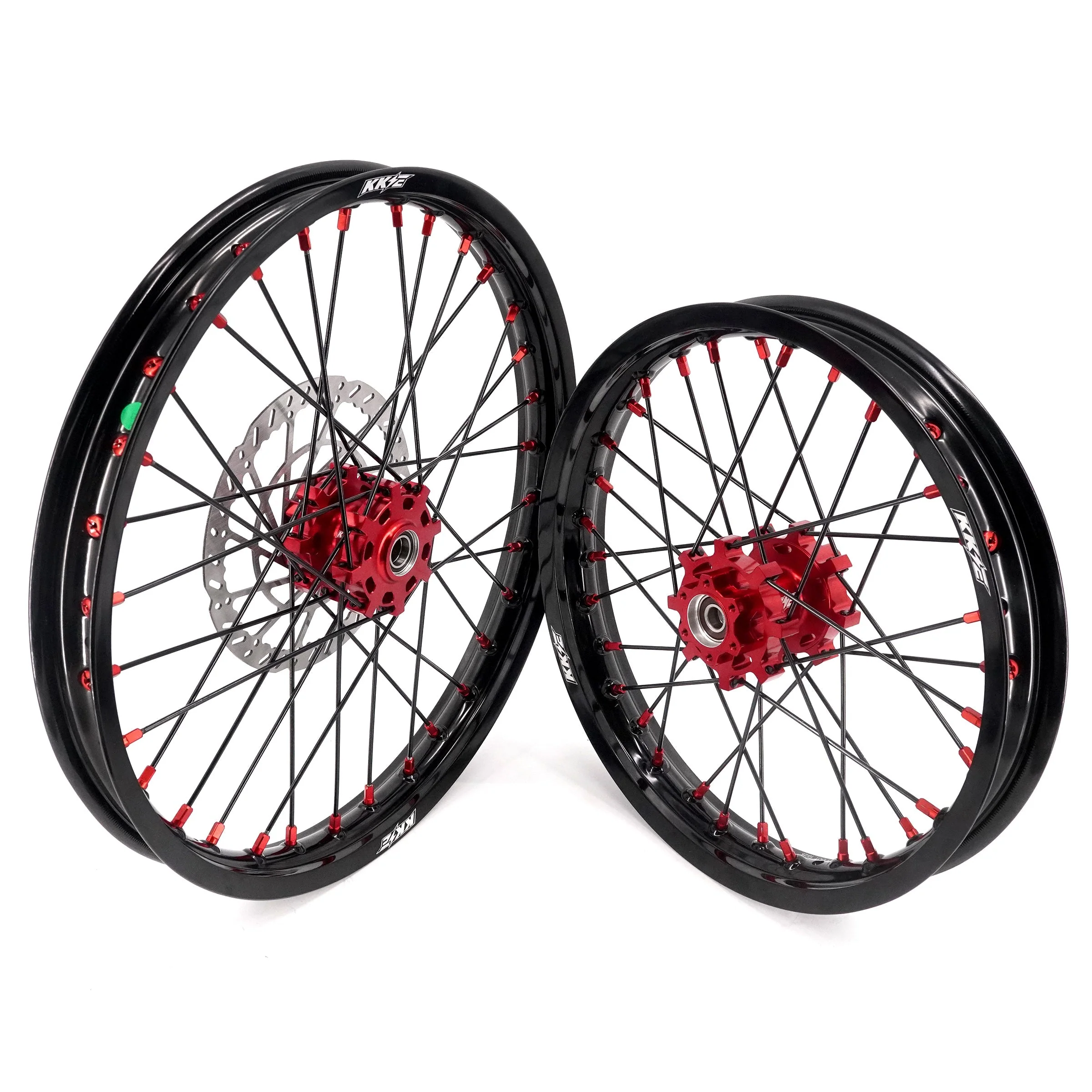 US Stock KKE 1.6*19" & 1.85*16" New Style E-bike Wheels Rim For SurRon Light Bee-X 2019-2025 Red Nipples - Image 2