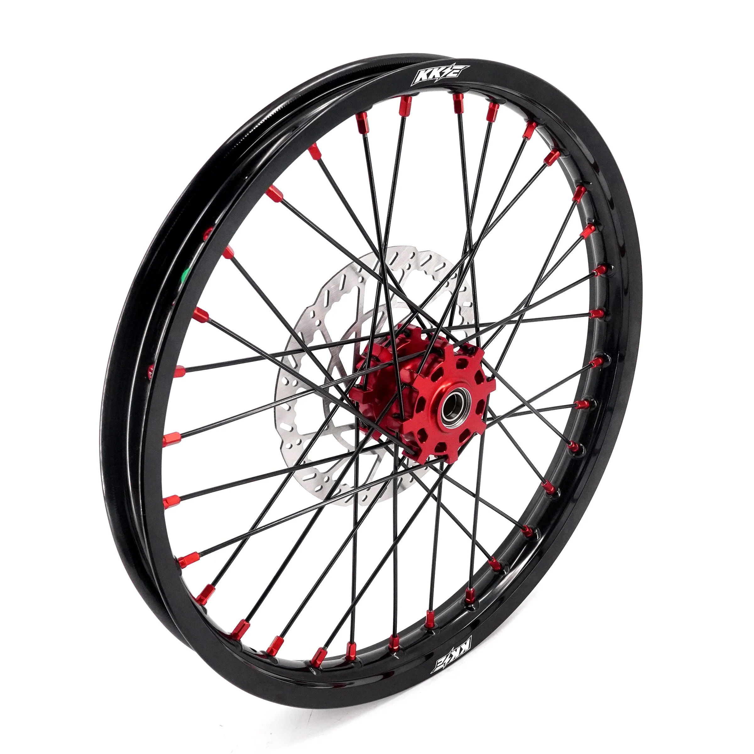 US Stock KKE 1.6*19" & 1.85*16" New Style E-bike Wheels Rim For SurRon Light Bee-X 2019-2025 Red Nipples - Image 3