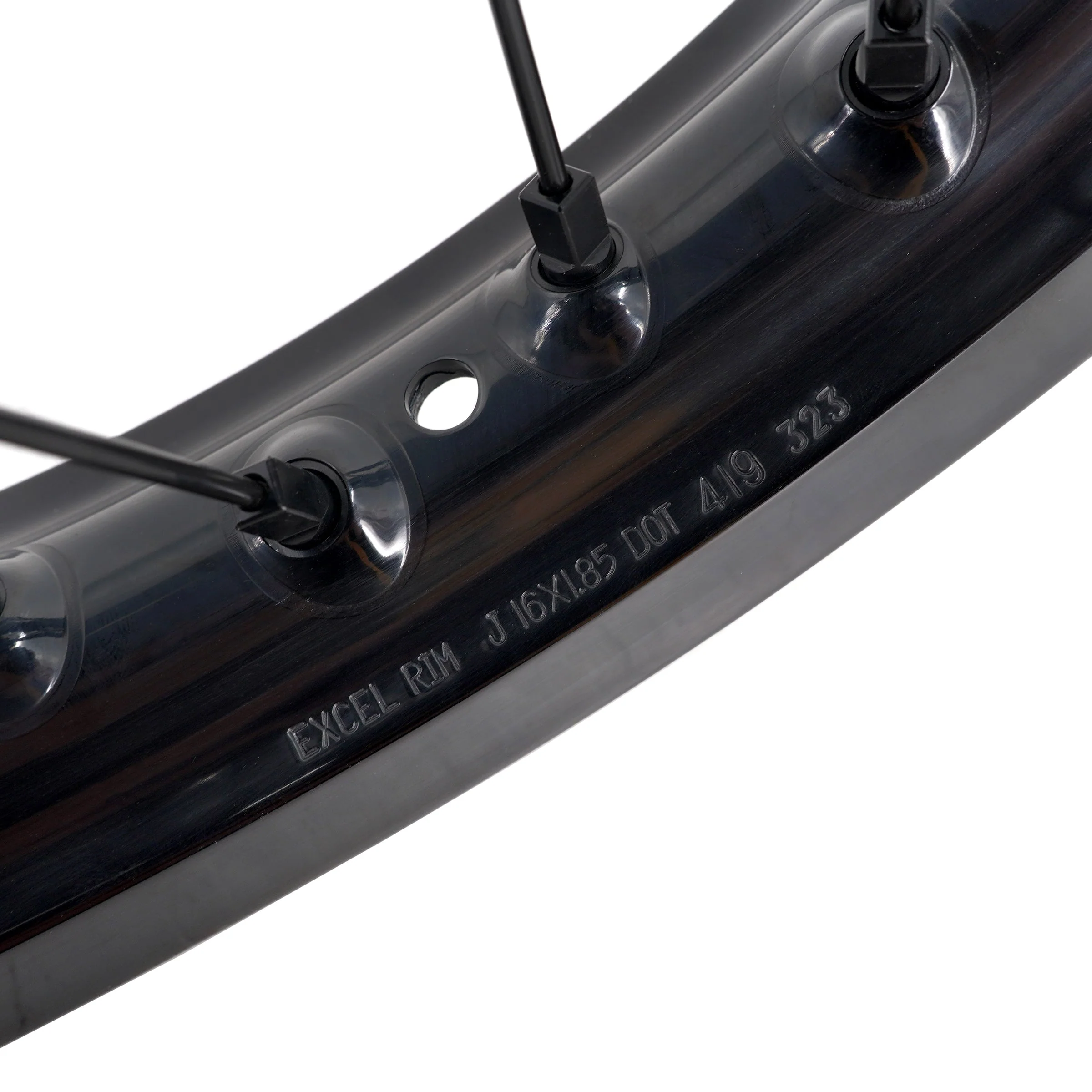 KKE 19" & 16" Spoke Alloy Wheels Fit Talaria Sting MX3 / R MX4 Electric E-bike Black Takasago EXCEL Rims - Image 13