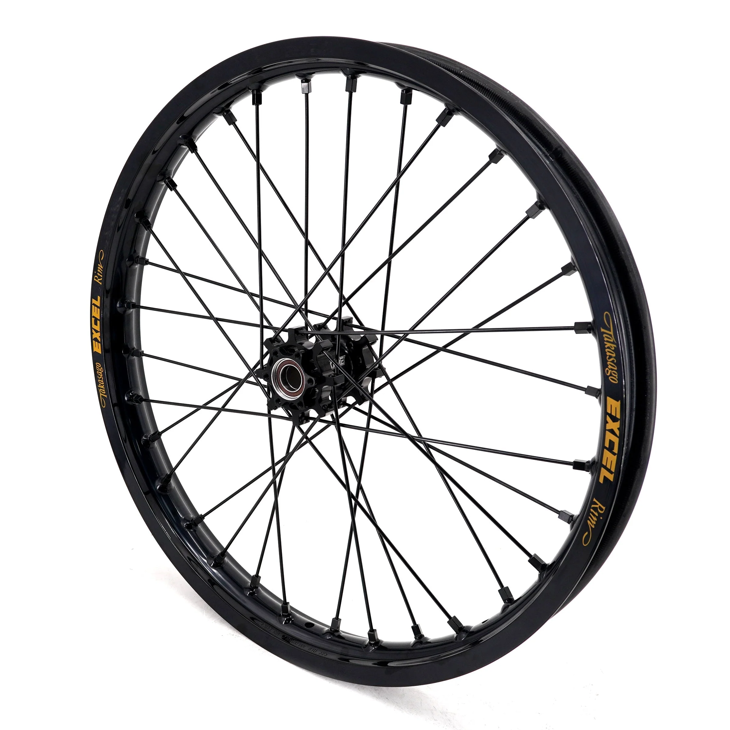 KKE 19" & 16" Spoke Alloy Wheels Fit Talaria Sting MX3 / R MX4 Electric E-bike Black Takasago EXCEL Rims - Image 6