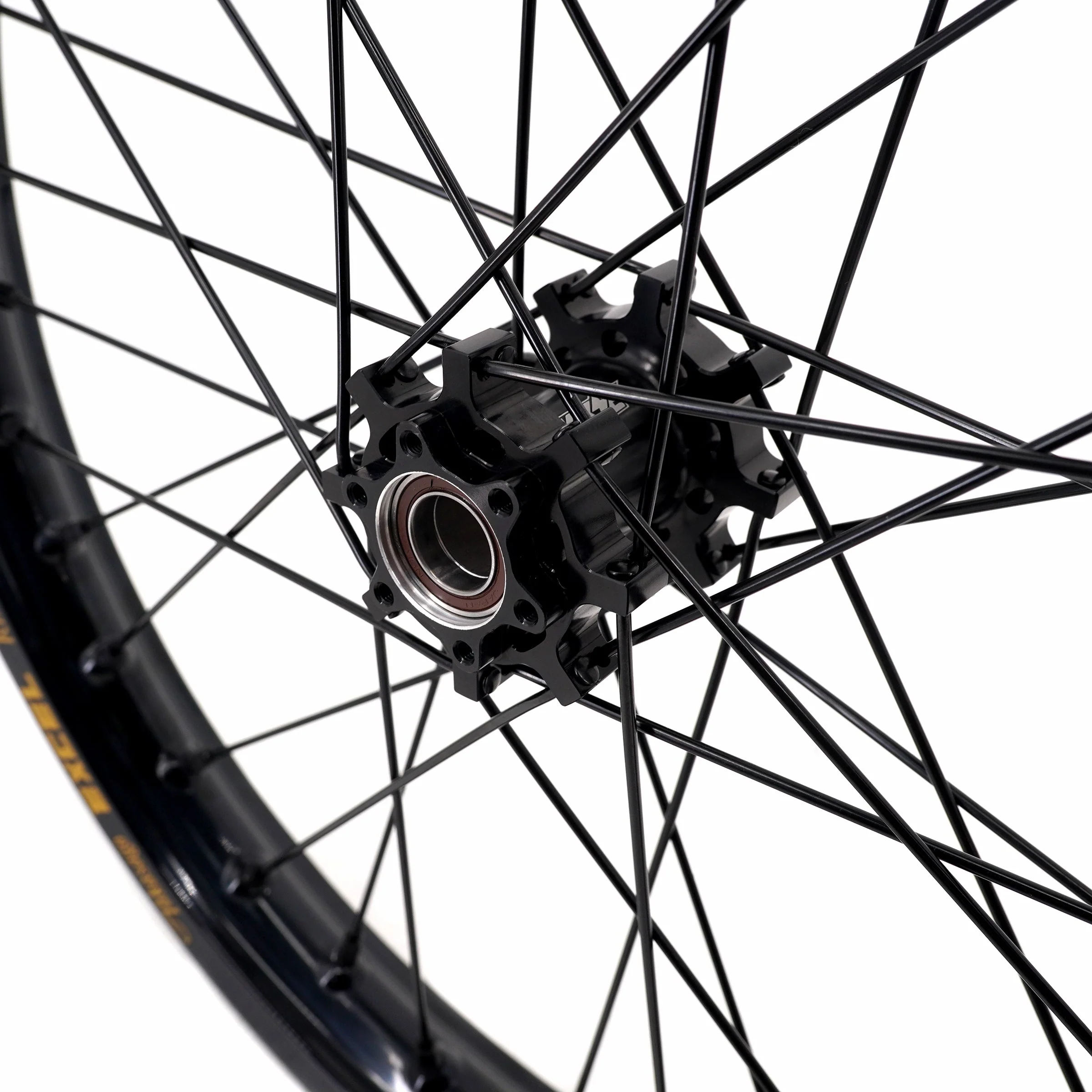 KKE 19" & 16" Spoke Alloy Wheels Fit Talaria Sting MX3 / R MX4 Electric E-bike Black Takasago EXCEL Rims - Image 7